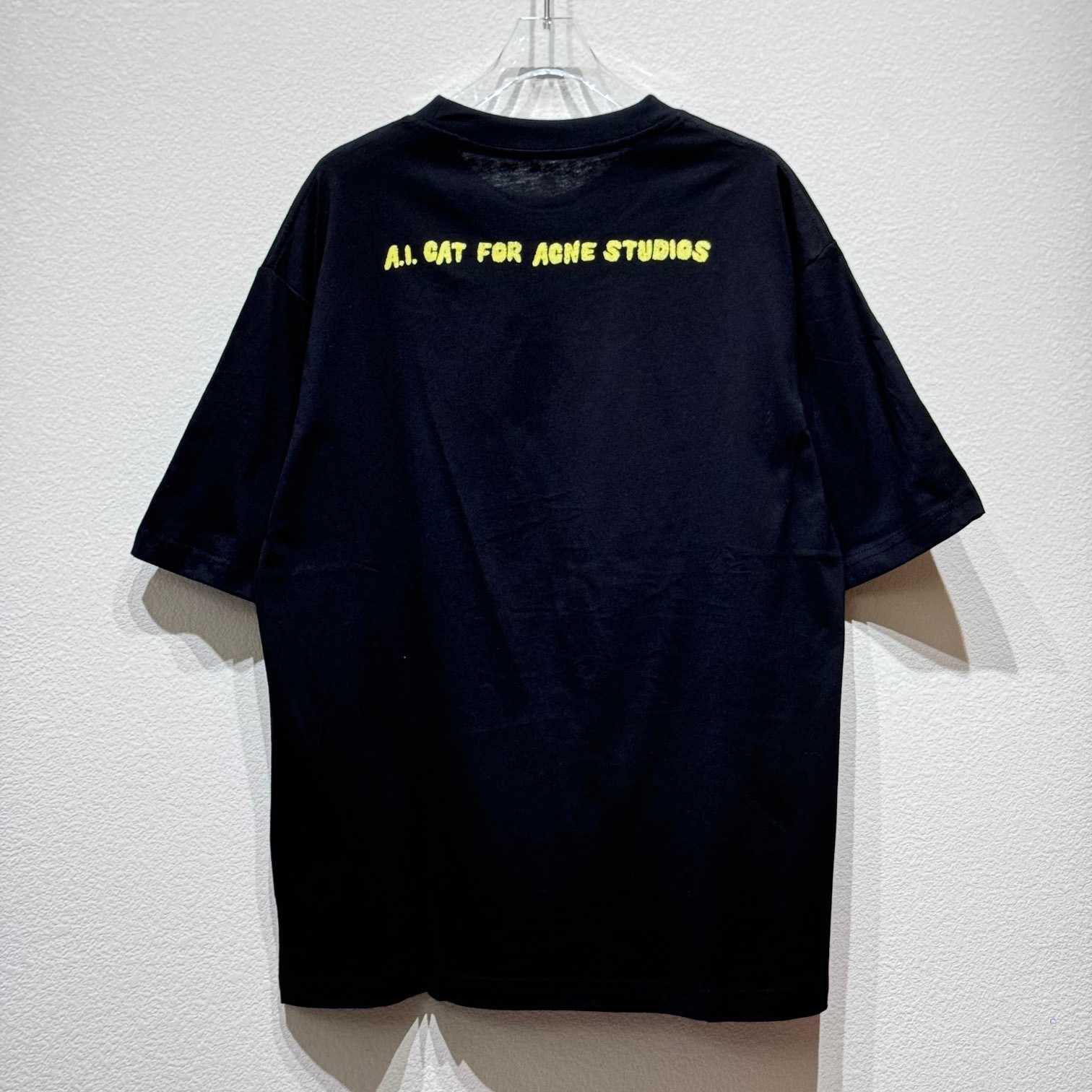 Acne Studios Cat Logo Tee - DesignerGu