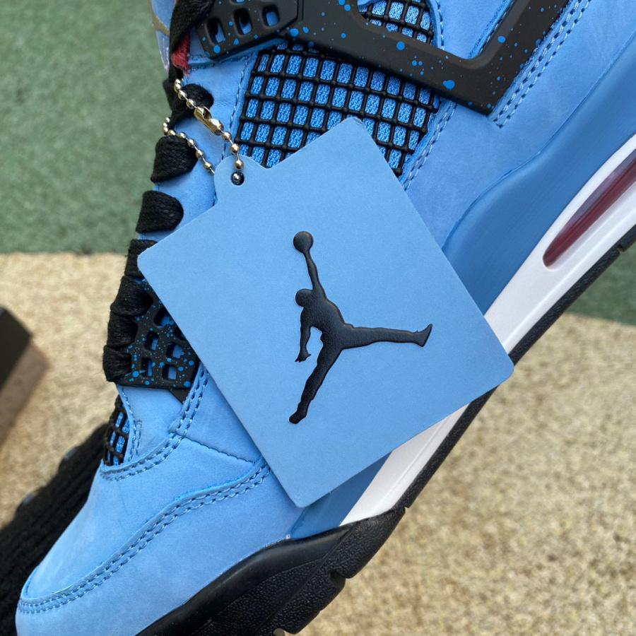 Air Jordan 4 x Travis Scott Cactus Sneaker  308497-406 - DesignerGu