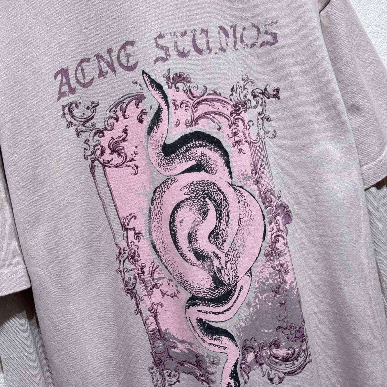 Acne Studios Logo Layered T-shirt - DesignerGu