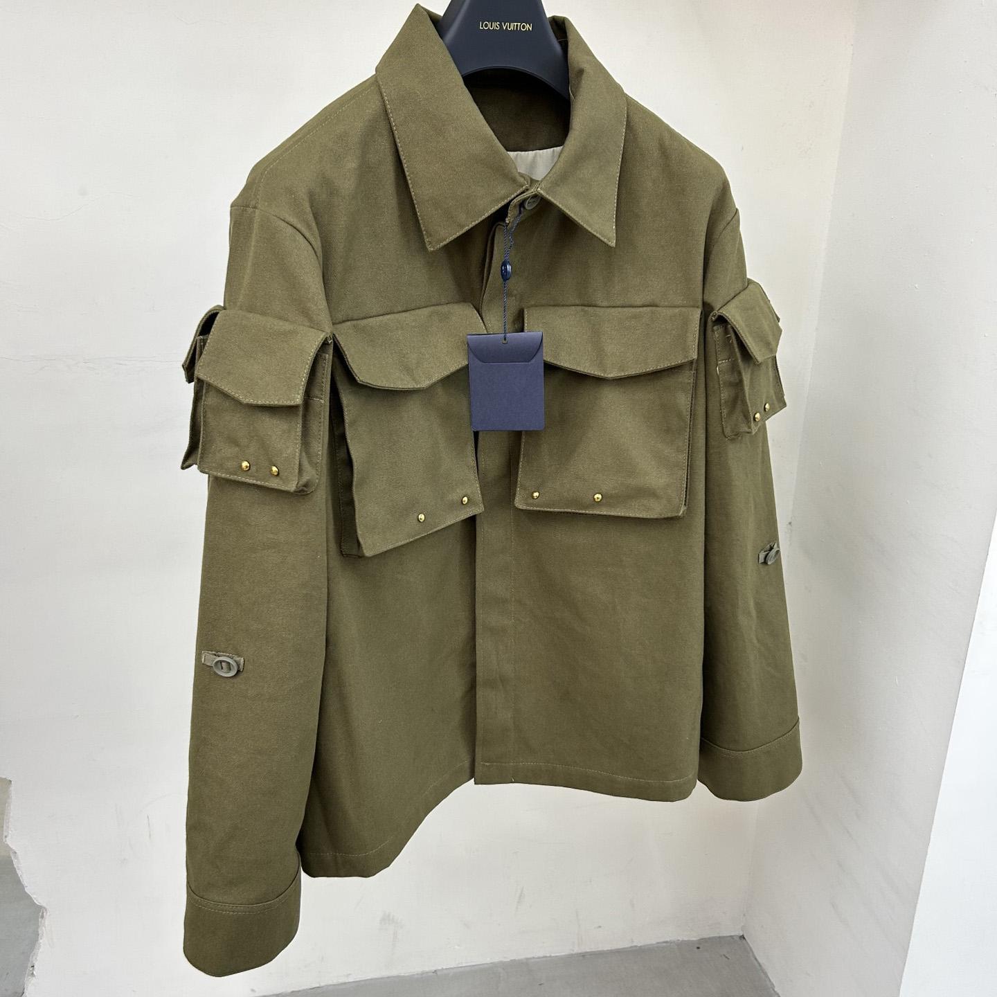 Louis Vuitton Cotton Utility Overshirt - DesignerGu