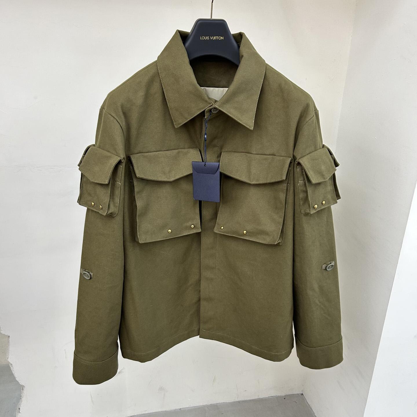 Louis Vuitton Cotton Utility Overshirt - DesignerGu