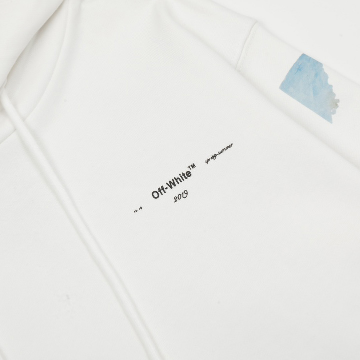 Off-White Cotton Hoodie - DesignerGu