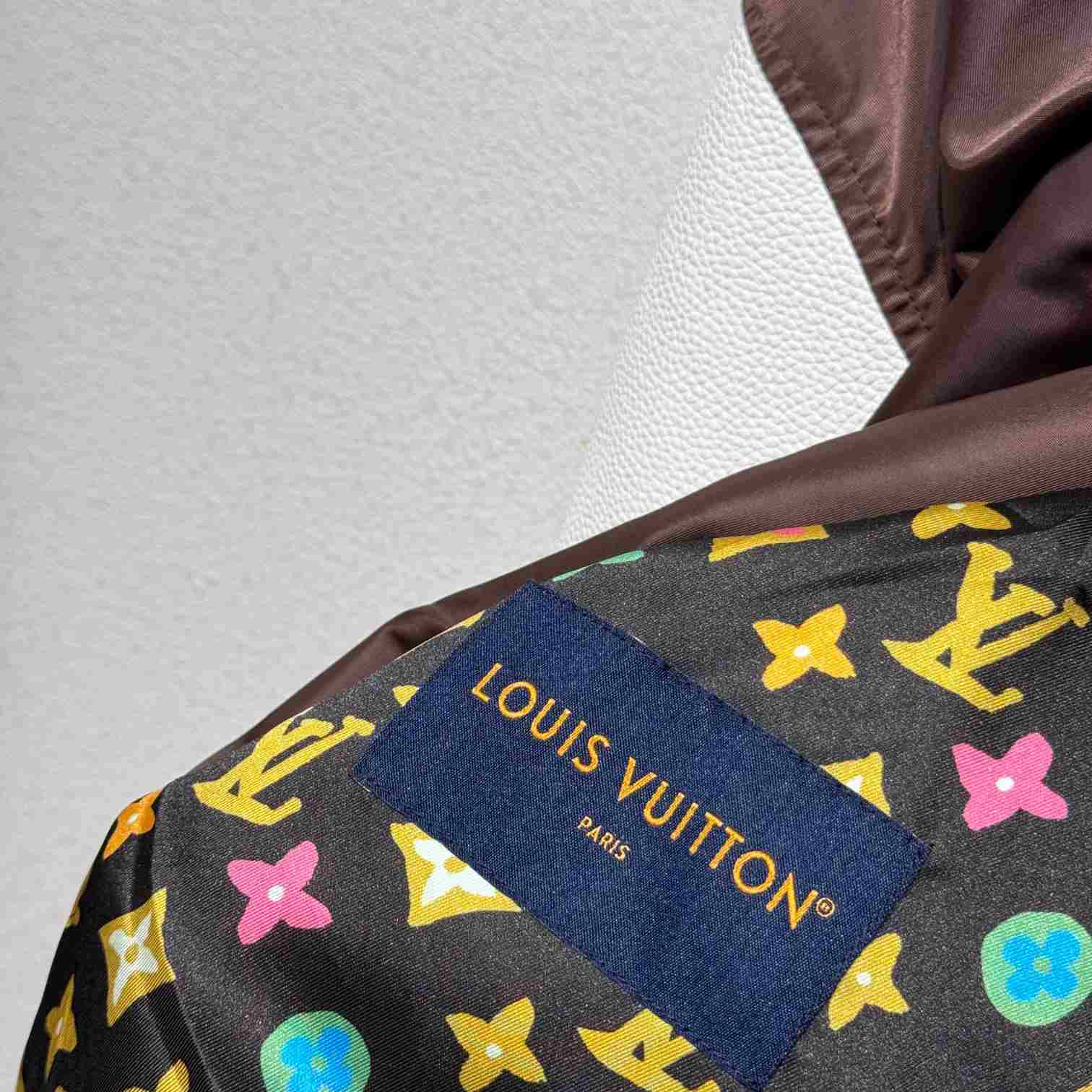 Louis Vuitton Embroidered Varsity Jacket   1AFPWR - DesignerGu