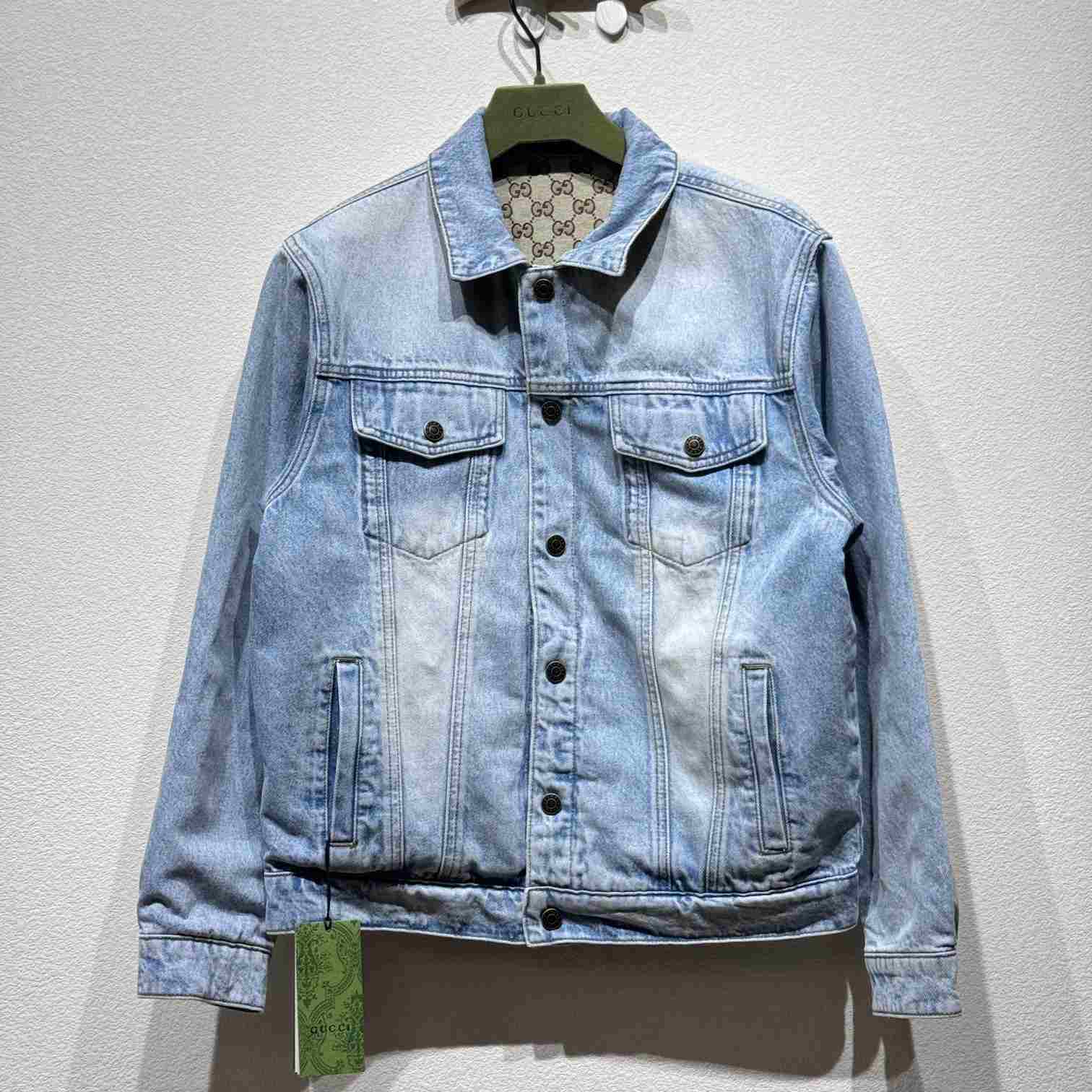 Gucci Reversible Denim Jacket  - DesignerGu