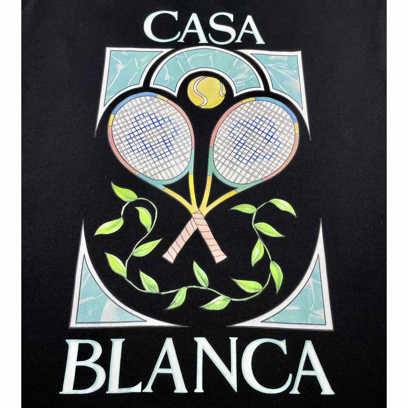 Casablanca Tennis Pastelle Printed T-Shirt   C871 - DesignerGu