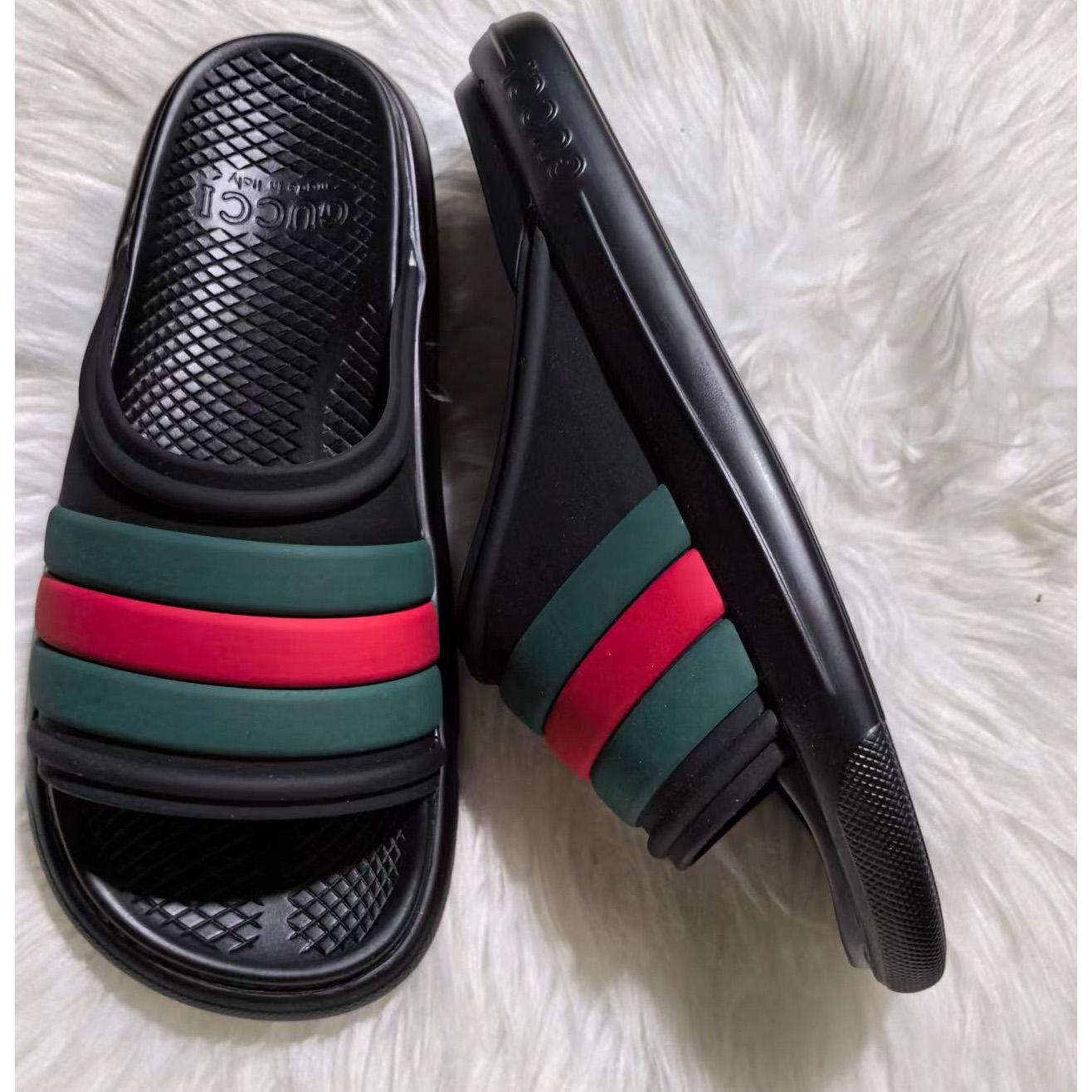 Gucci Web Slide Sandal - DesignerGu