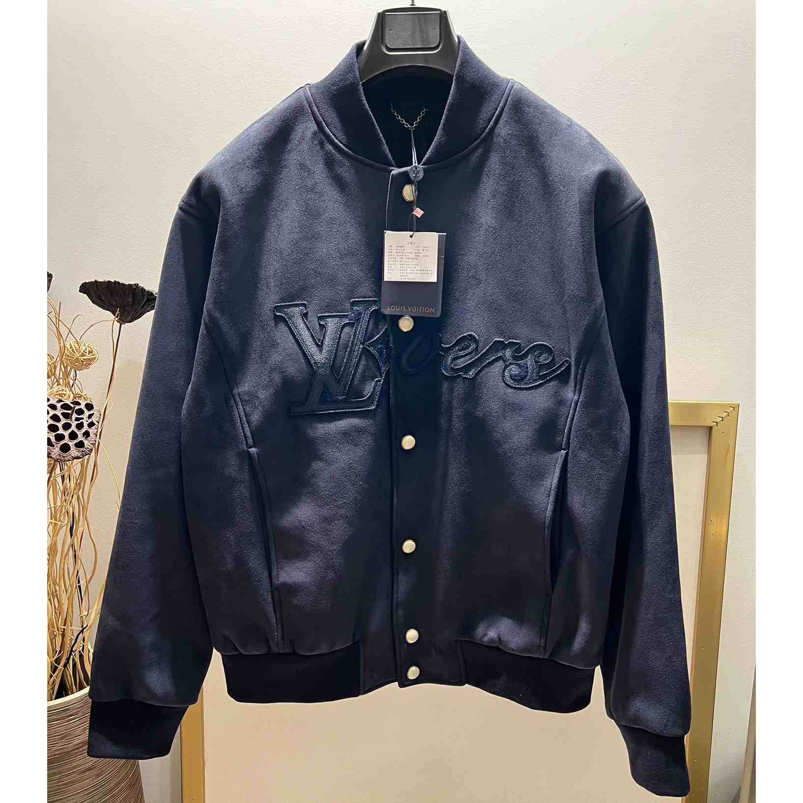 Louis Vuitton Embroidered Cotton Blend Bomber - DesignerGu