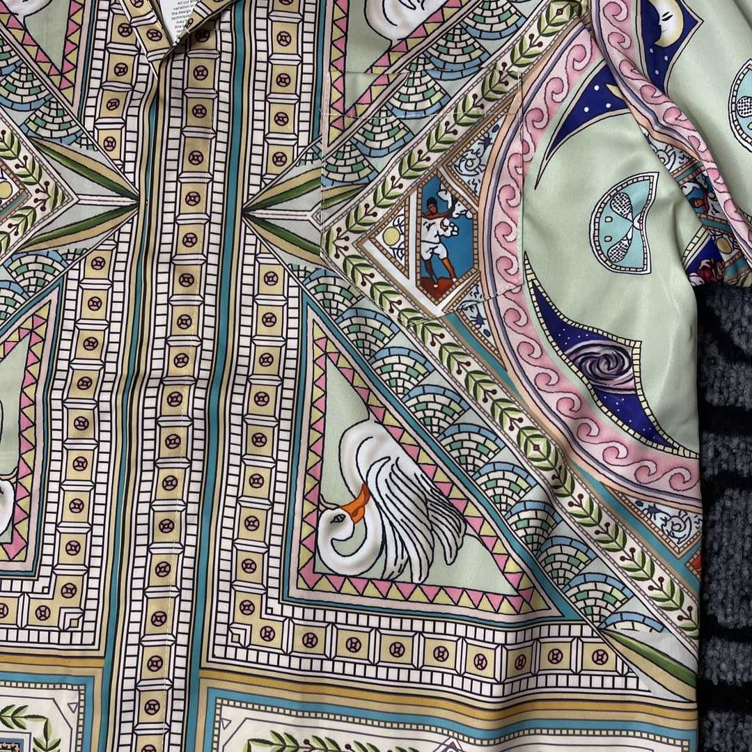 Casablanca Le Labyrinthe Silk Shirt - DesignerGu