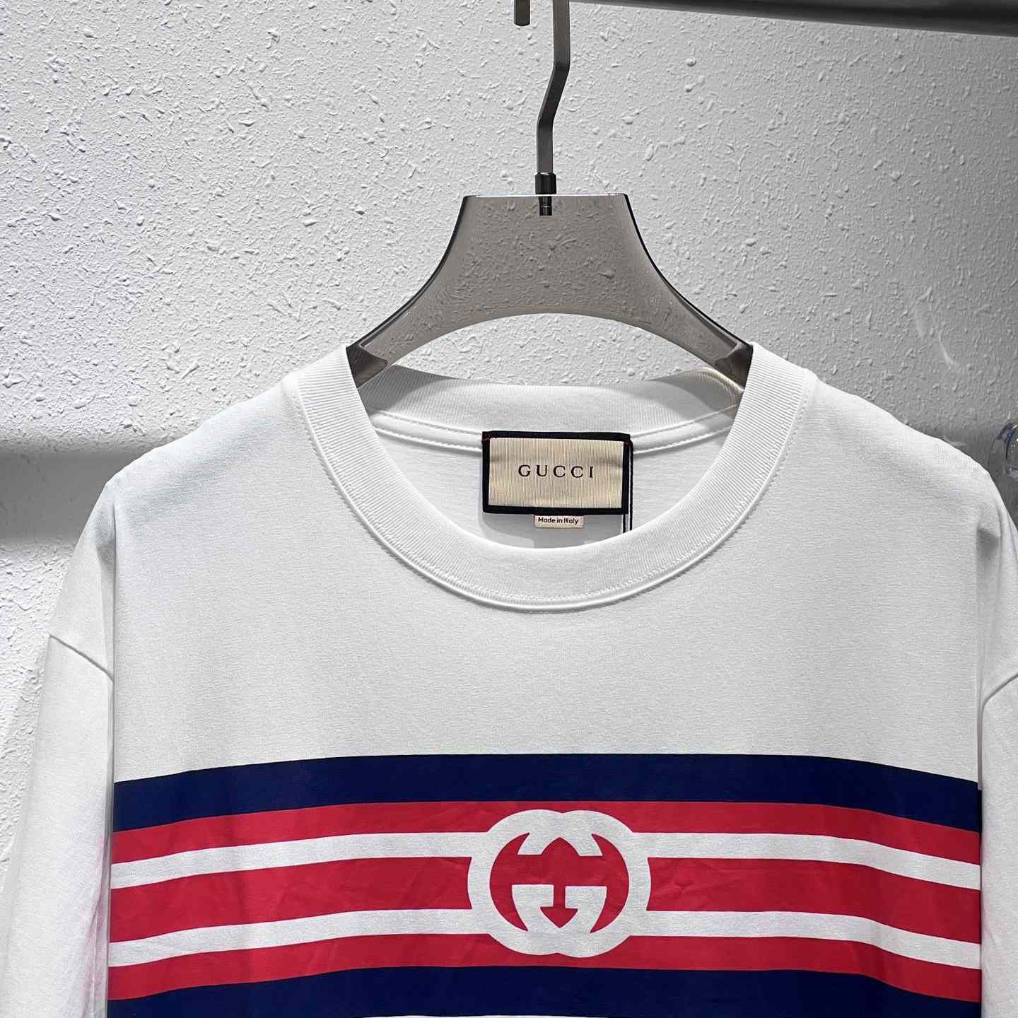 Gucci Cotton Jersey T-shirt  - DesignerGu