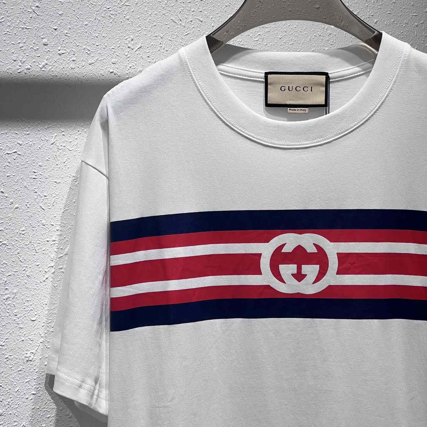 Gucci Cotton Jersey T-shirt  - DesignerGu