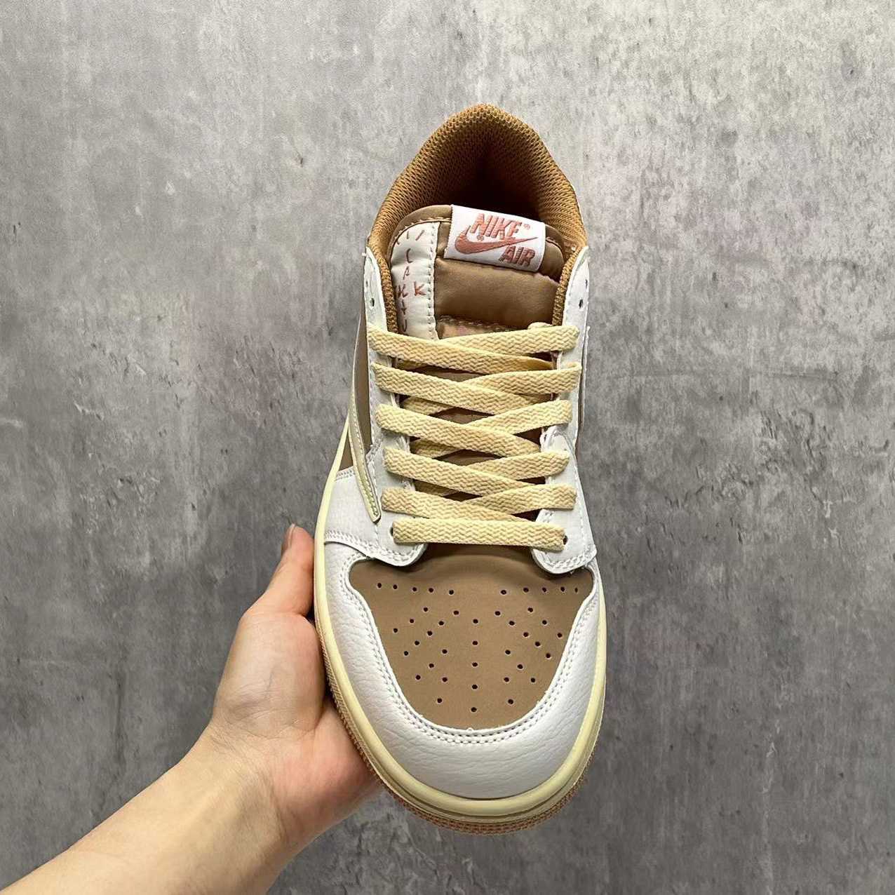 Travis Scott X Jordan 1 Low OG Sneaker   DM7866-106 - DesignerGu