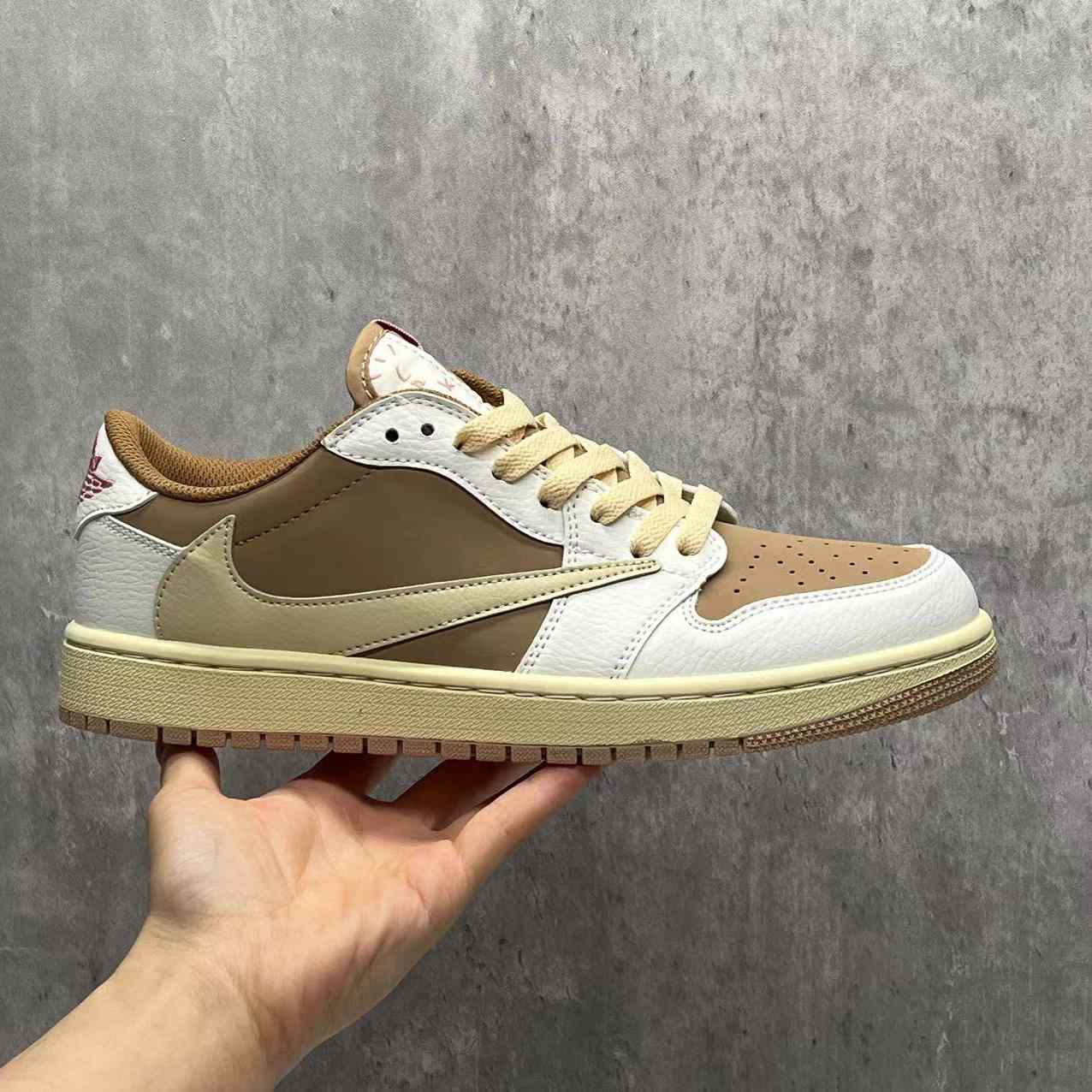 Travis Scott X Jordan 1 Low OG Sneaker   DM7866-106 - DesignerGu