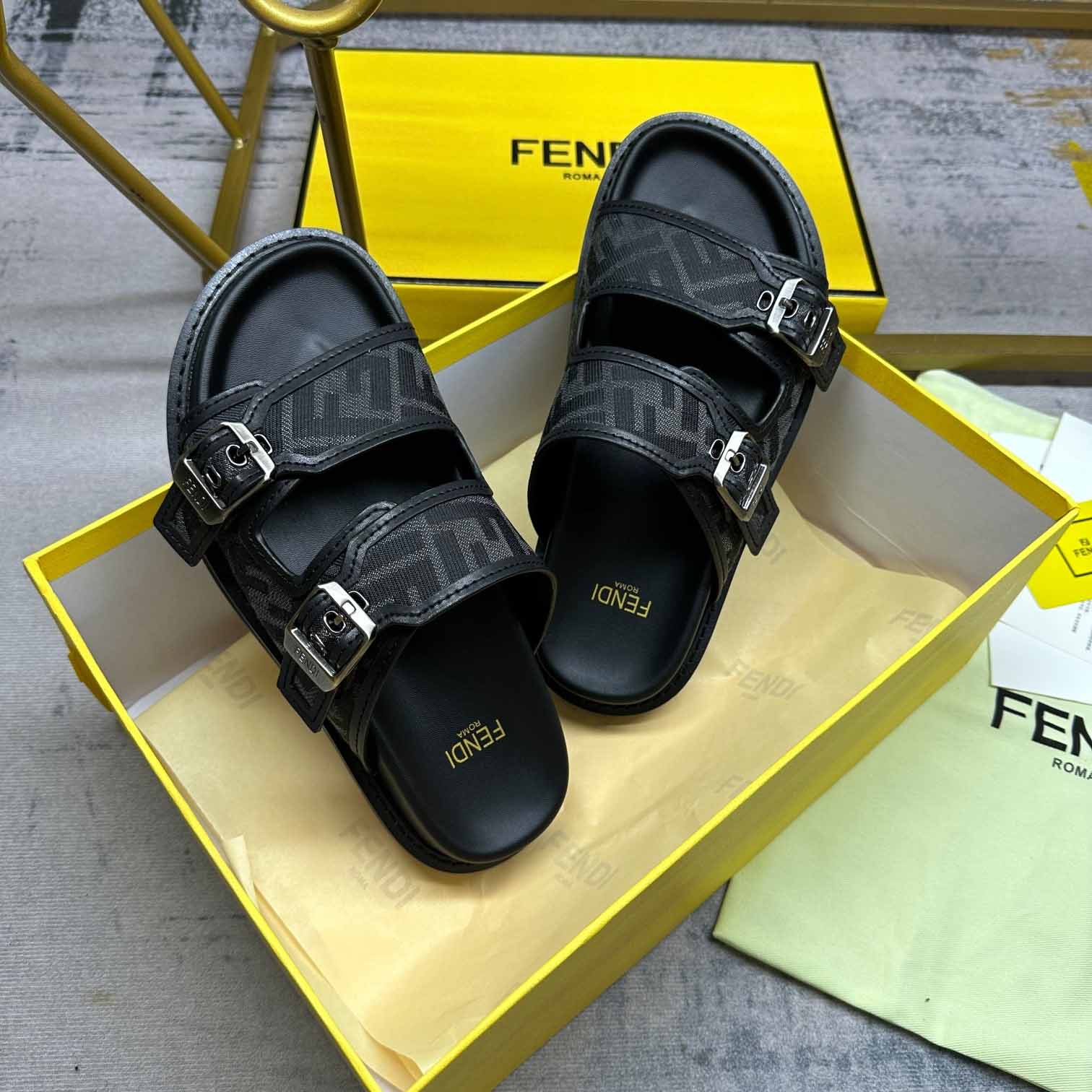 Fendi Feel Slides - DesignerGu