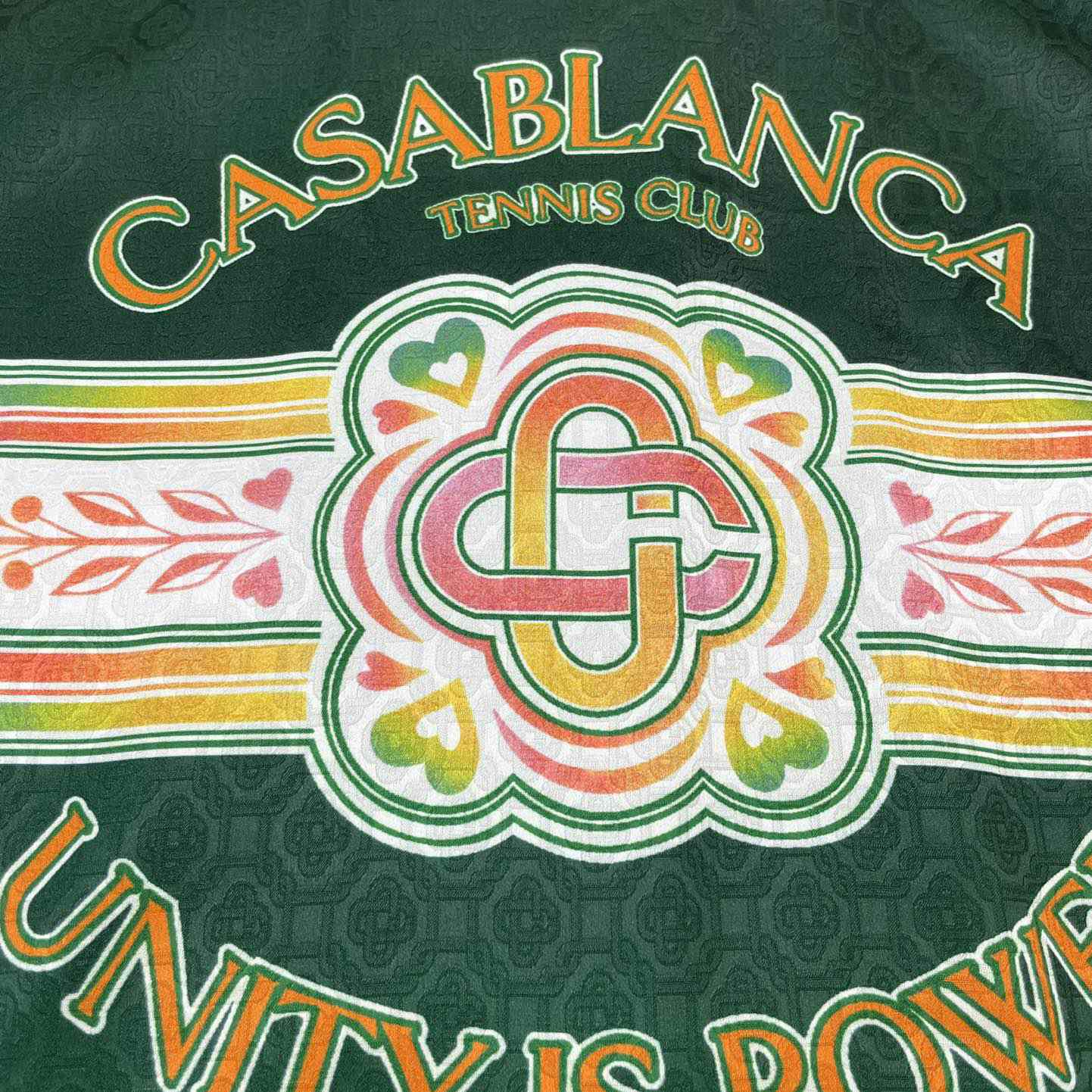 Casablanca Unity is Power Shirt In Silk   CA3474 - DesignerGu