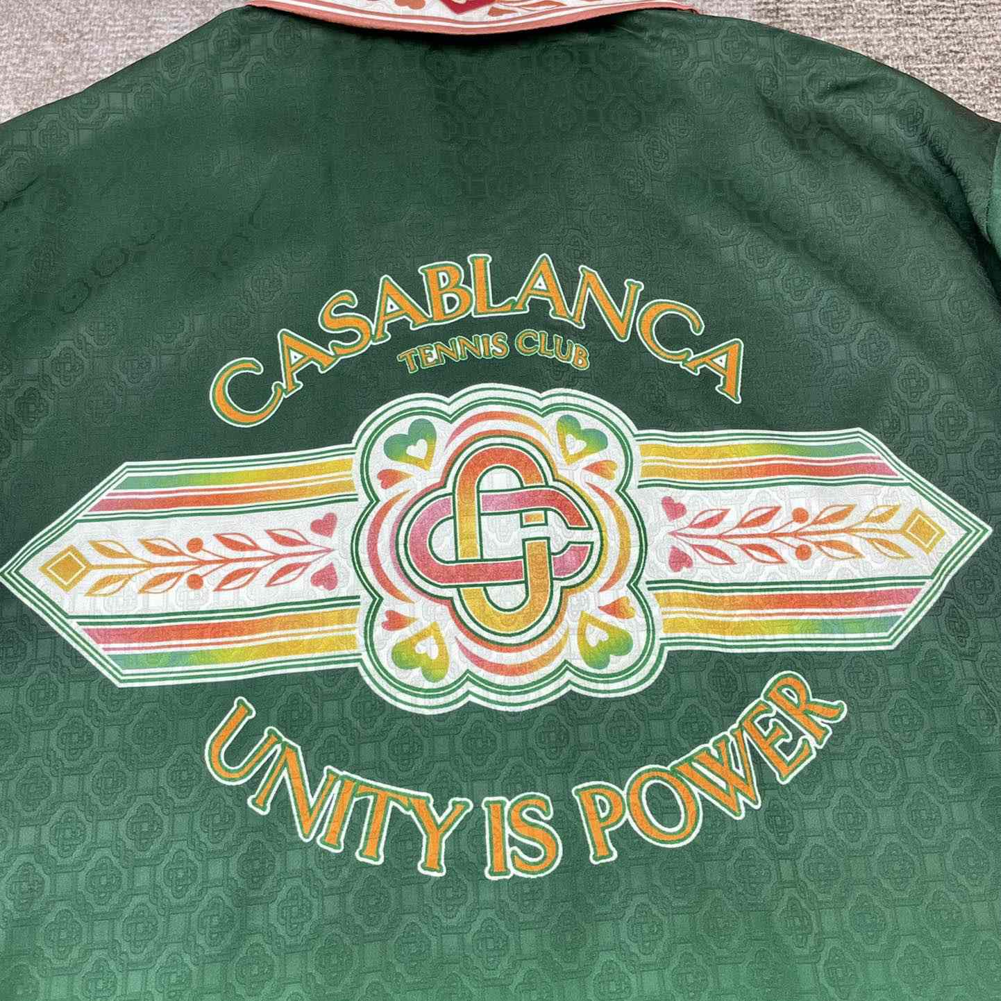 Casablanca Unity is Power Shirt In Silk   CA3474 - DesignerGu