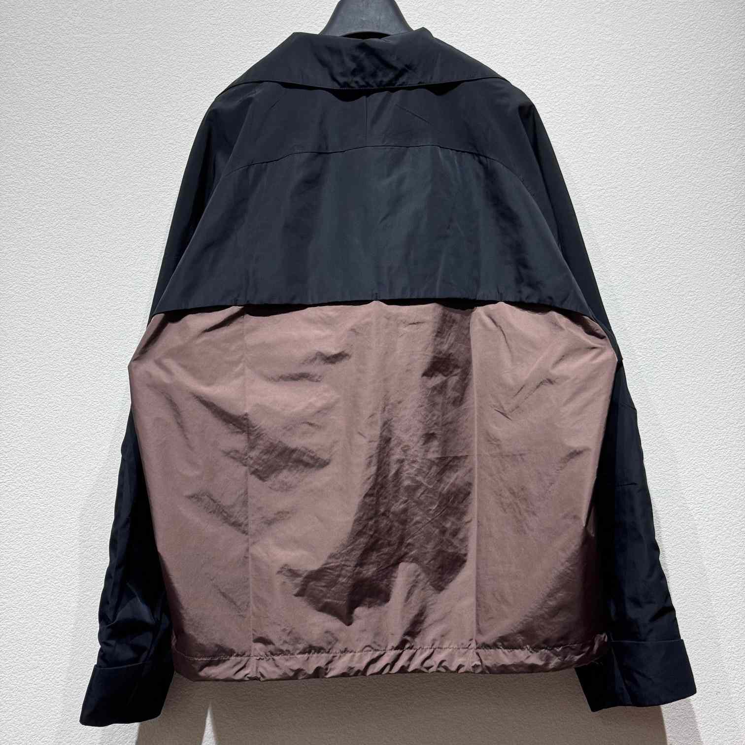 Dior Blouson Jacket Black And Brown Technical Silk - DesignerGu