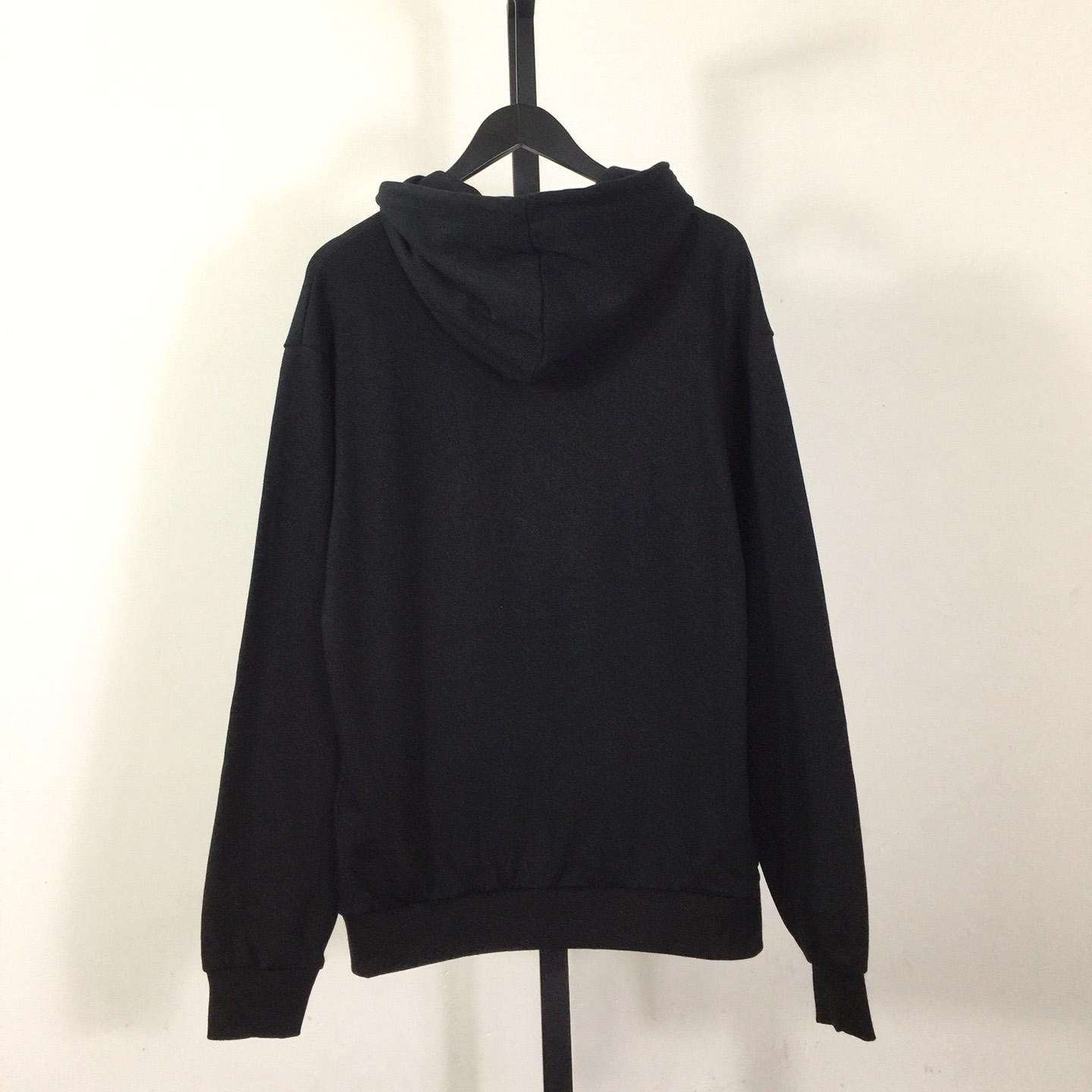 Celine Triomphe Hooded Sweater In Cotton Cashmere - DesignerGu