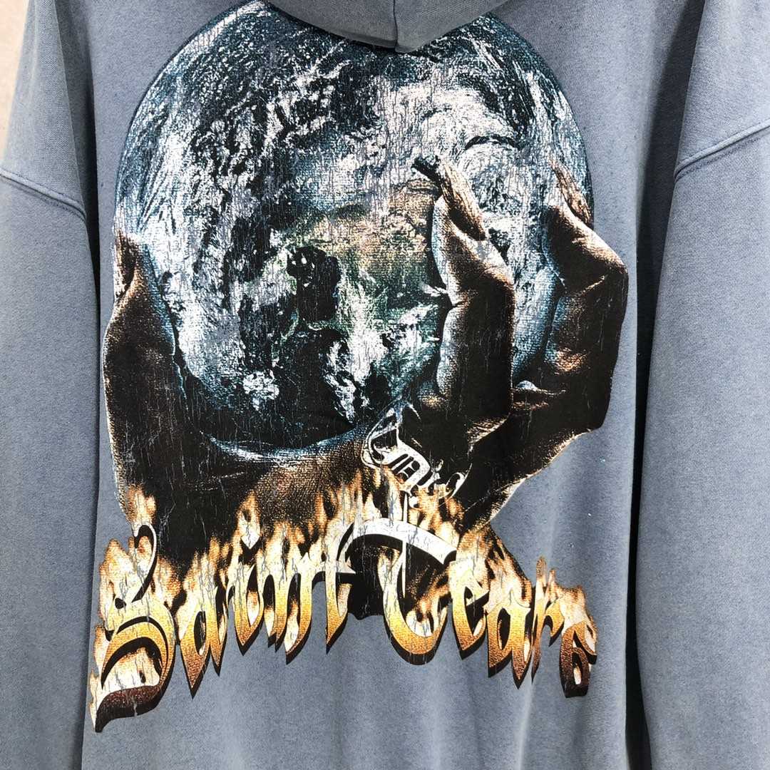 Saint Michael Tears Hoodie - DesignerGu