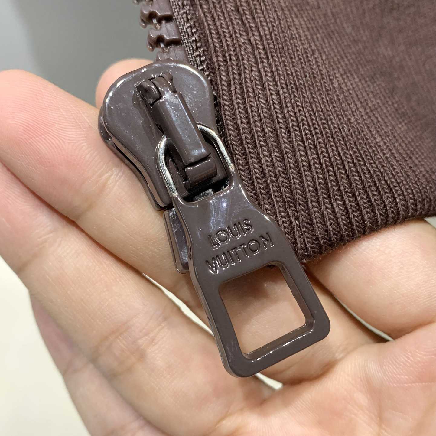 Louis Vuitton Monogram Zip Through Hoodie - DesignerGu