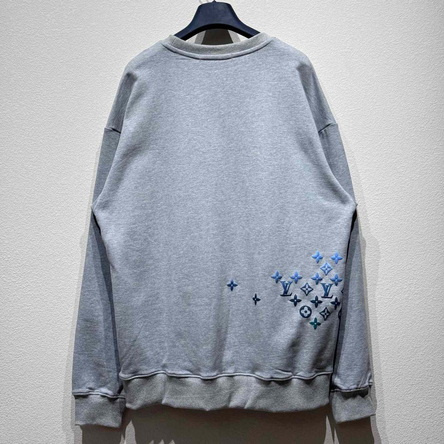 Louis Vuitton Embroidered Cotton Sweatshirt - DesignerGu