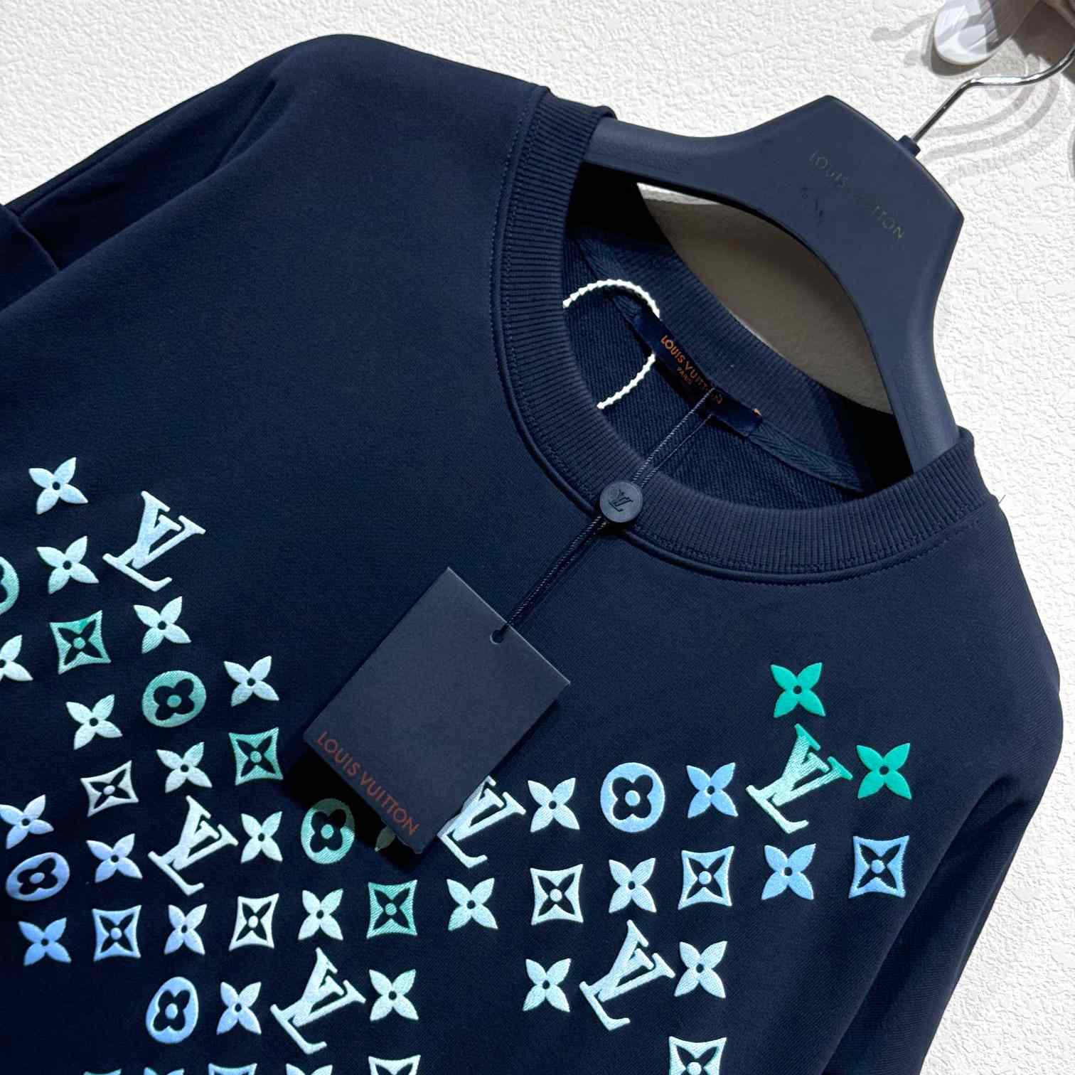 Louis Vuitton Embroidered Cotton Sweatshirt - DesignerGu