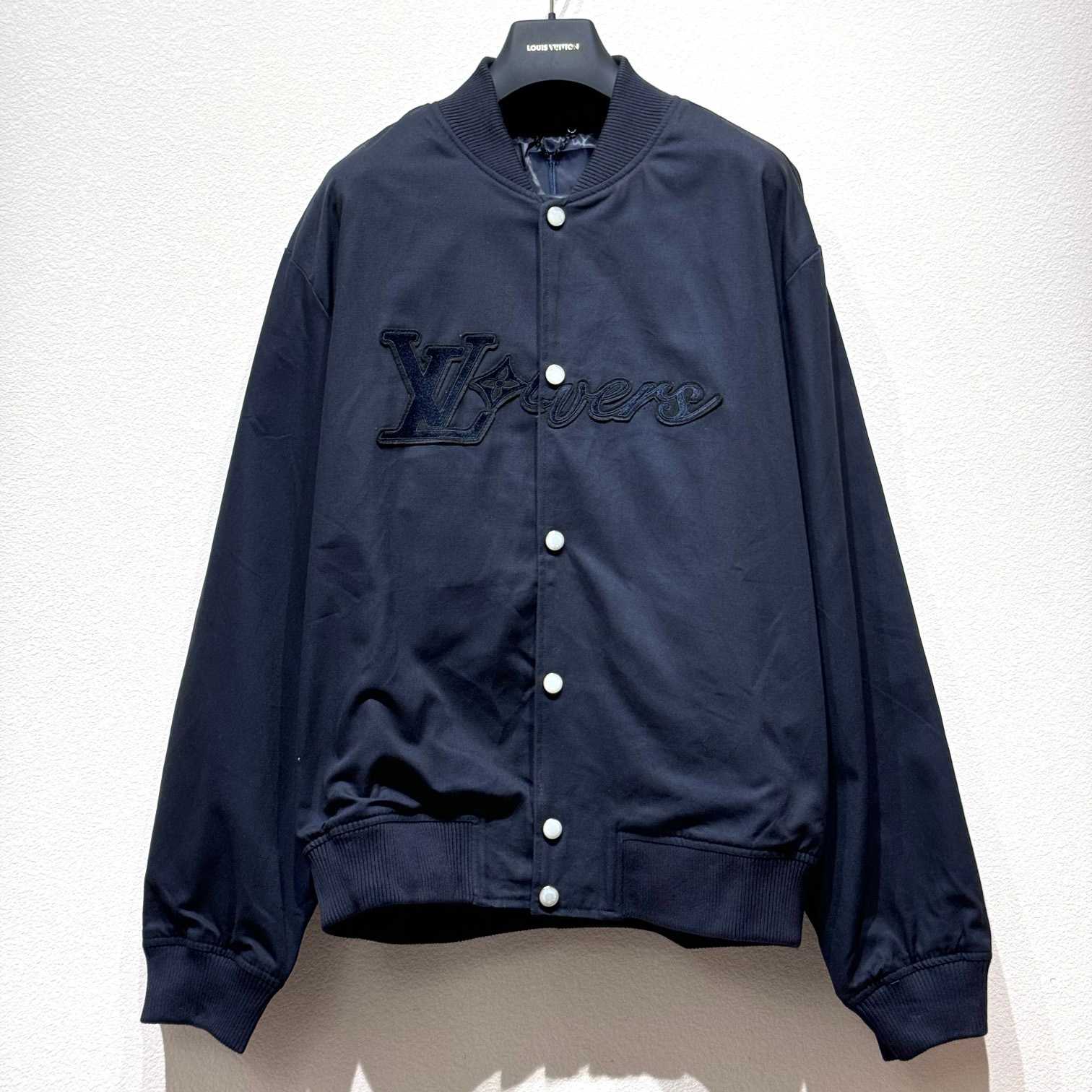 Louis Vuitton Embroidered Cotton Bomber   - DesignerGu