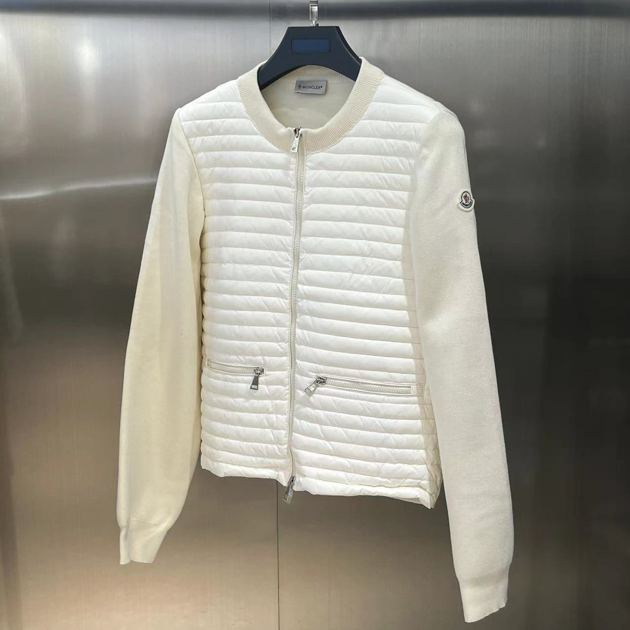 Moncler Padded Cotton Zip-up Cardigan - DesignerGu