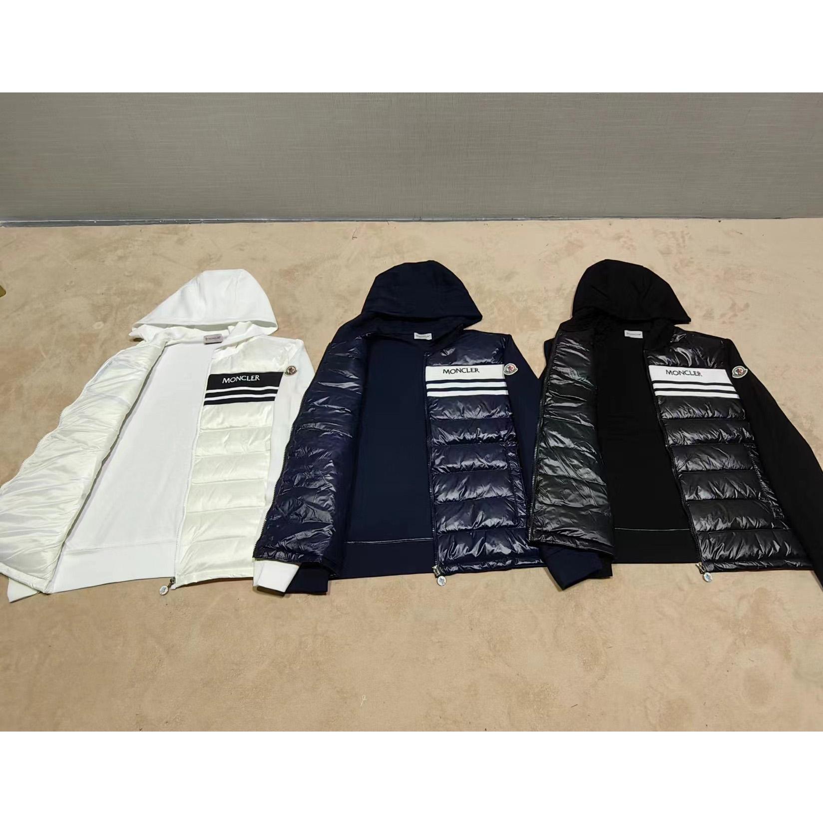 Moncler Zip Hooded Padded Cardigan - DesignerGu