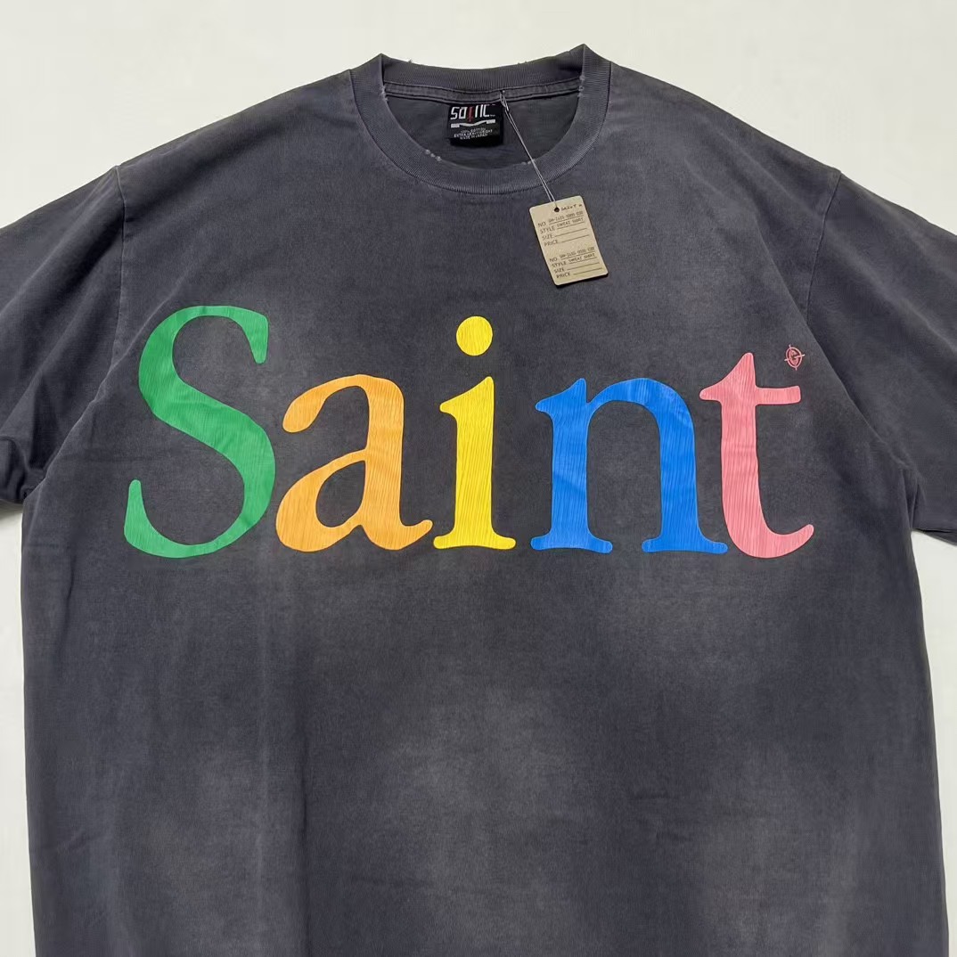 Saint Michael Cotton T-Shirt - DesignerGu