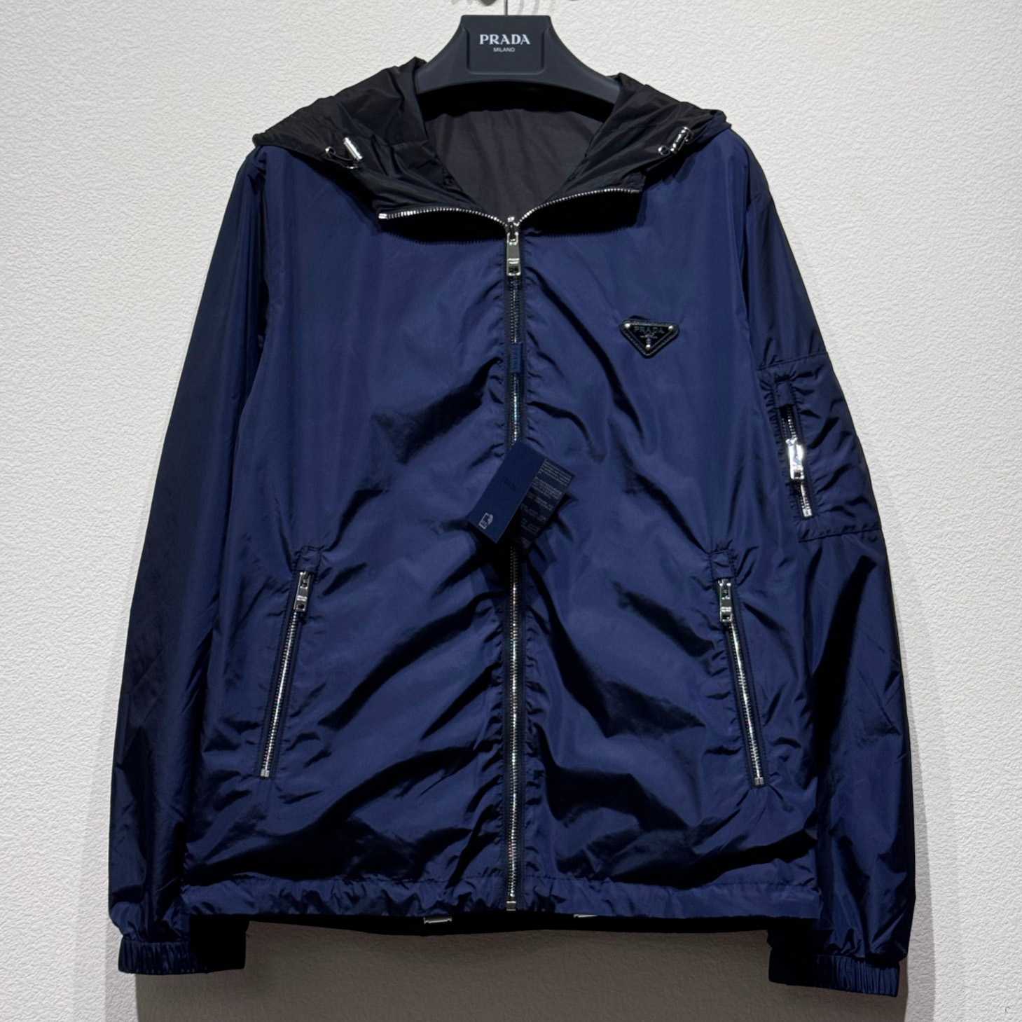 Prada Zip-Up Blouson Jacket - DesignerGu