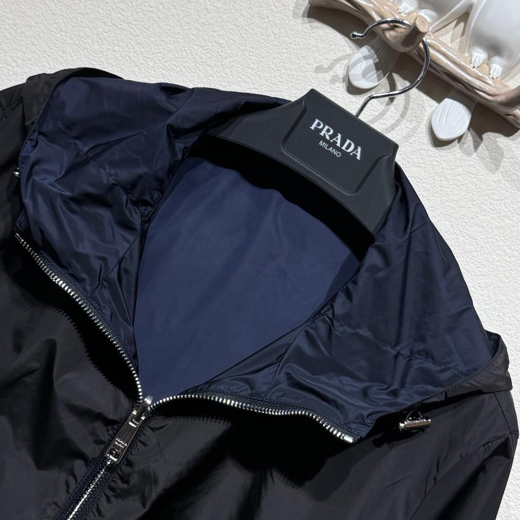 Prada Zip-Up Blouson Jacket - DesignerGu