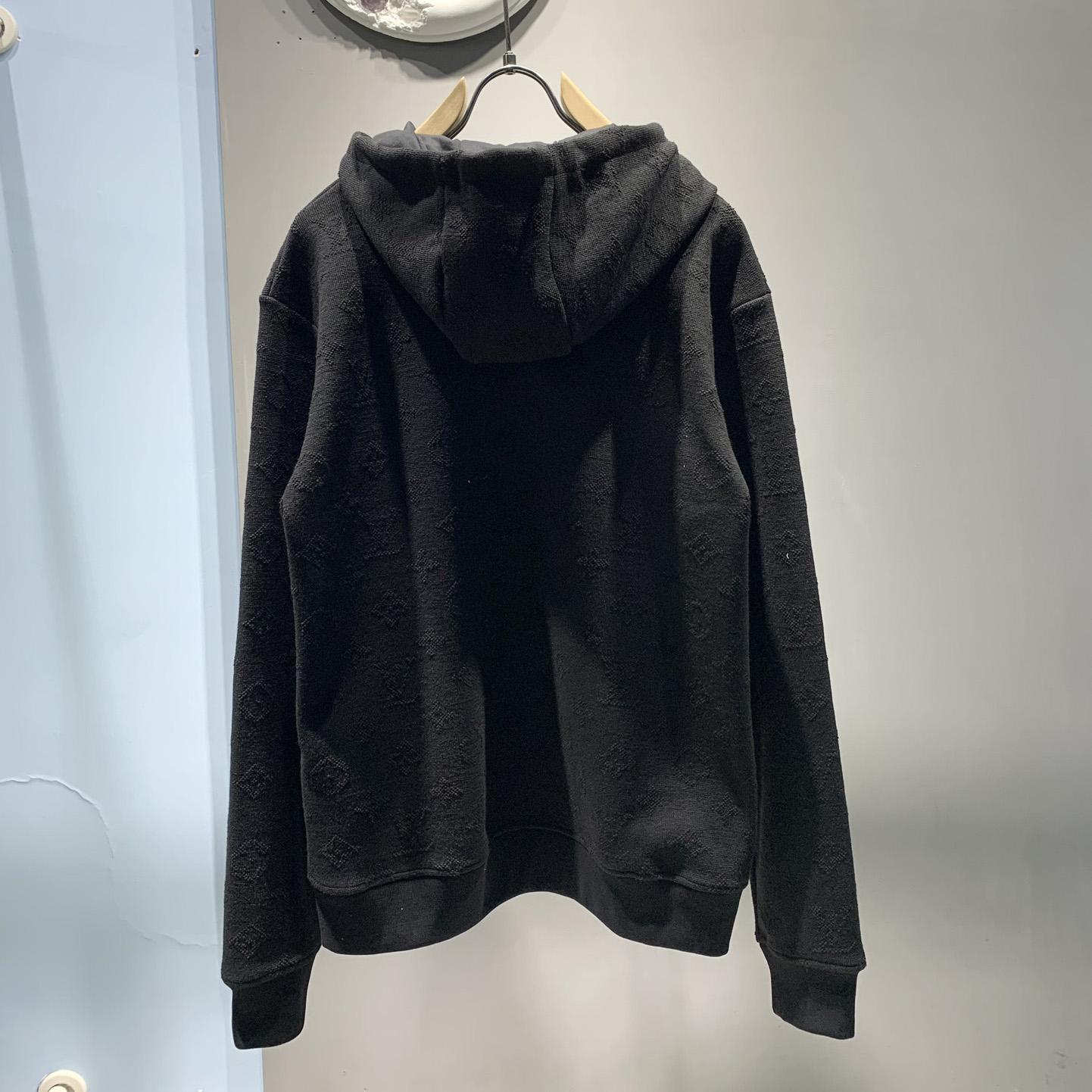 Louis Vuitton Monogram Zip Through Hoodie - DesignerGu