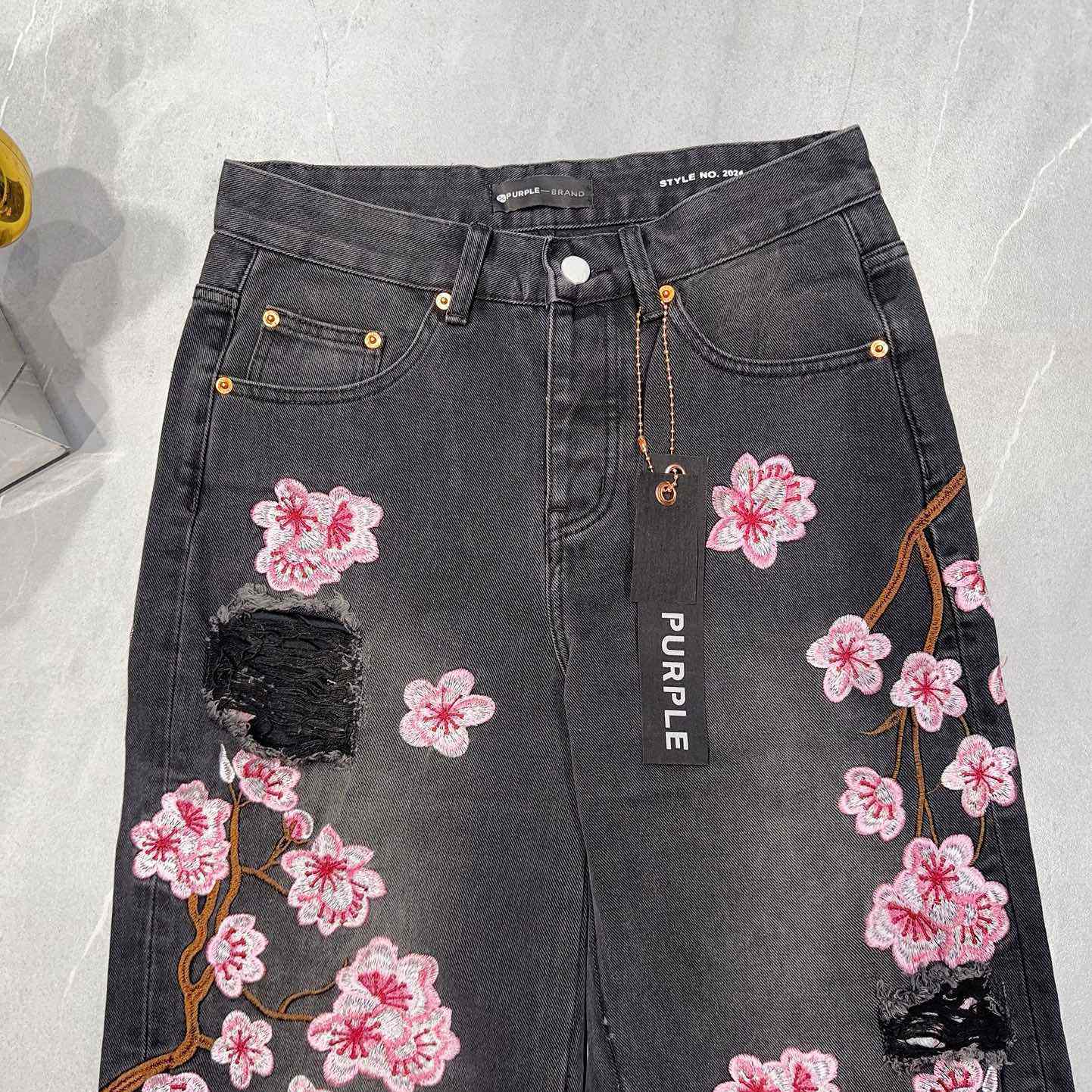 Purple-Brand Jeans   PU1219 - DesignerGu