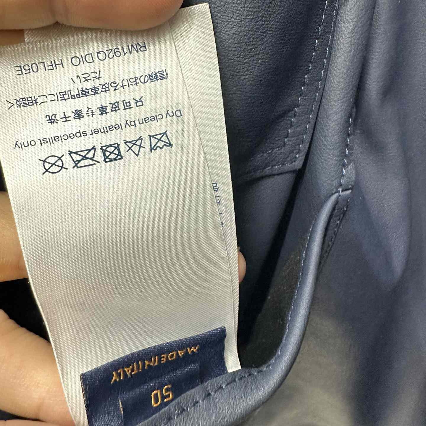 Louis Vuitton Suede Denim Jacket   1A8I3B - DesignerGu