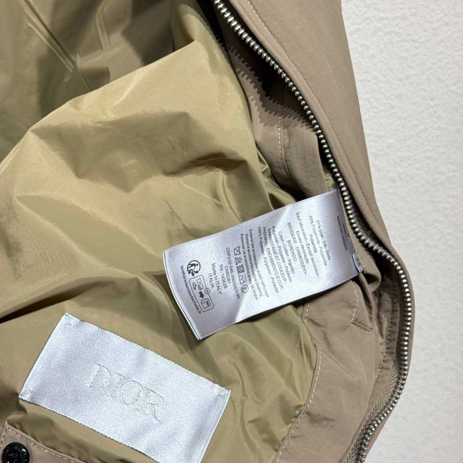 Dior And Stone Island Bomber Jacket - DesignerGu