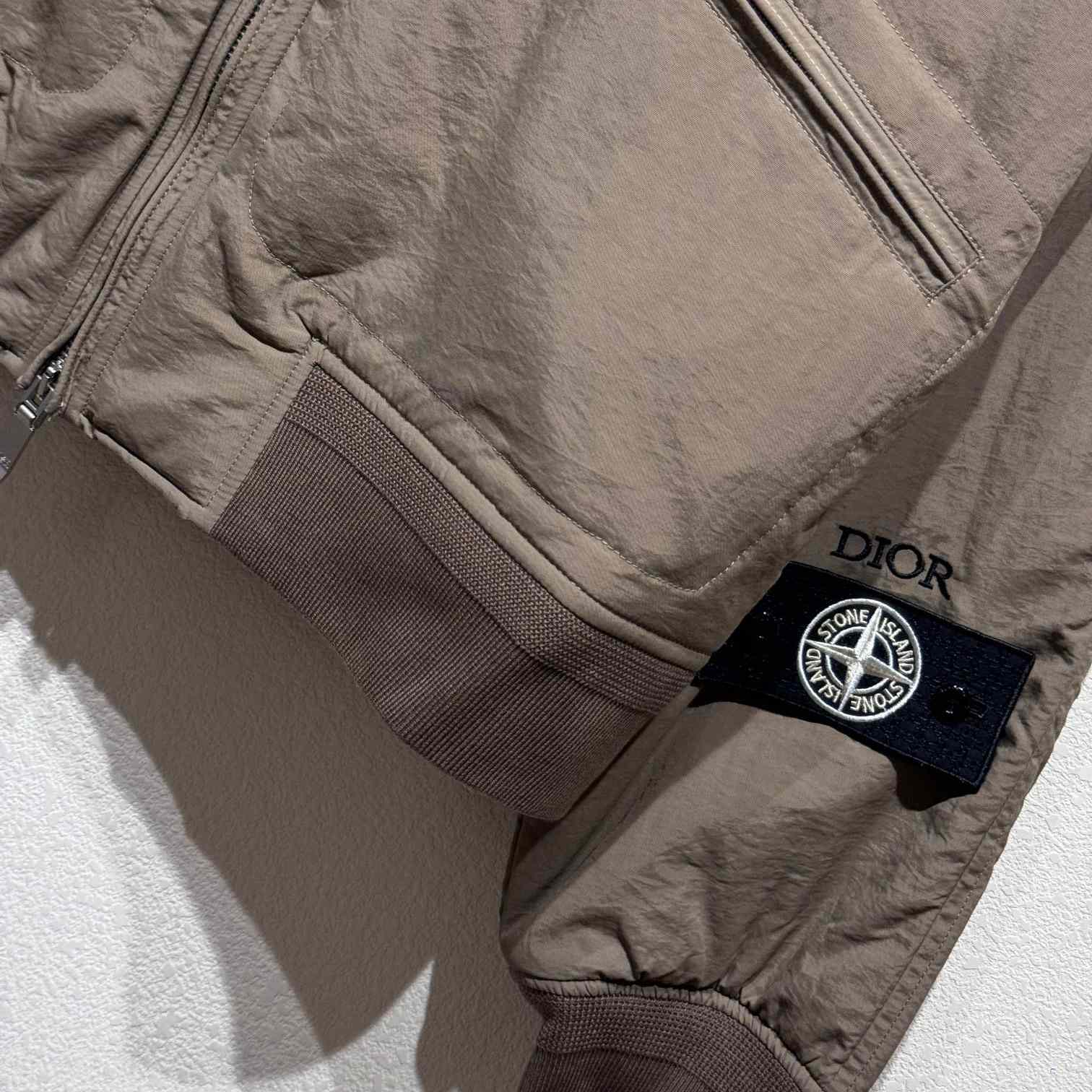 Dior And Stone Island Bomber Jacket - DesignerGu