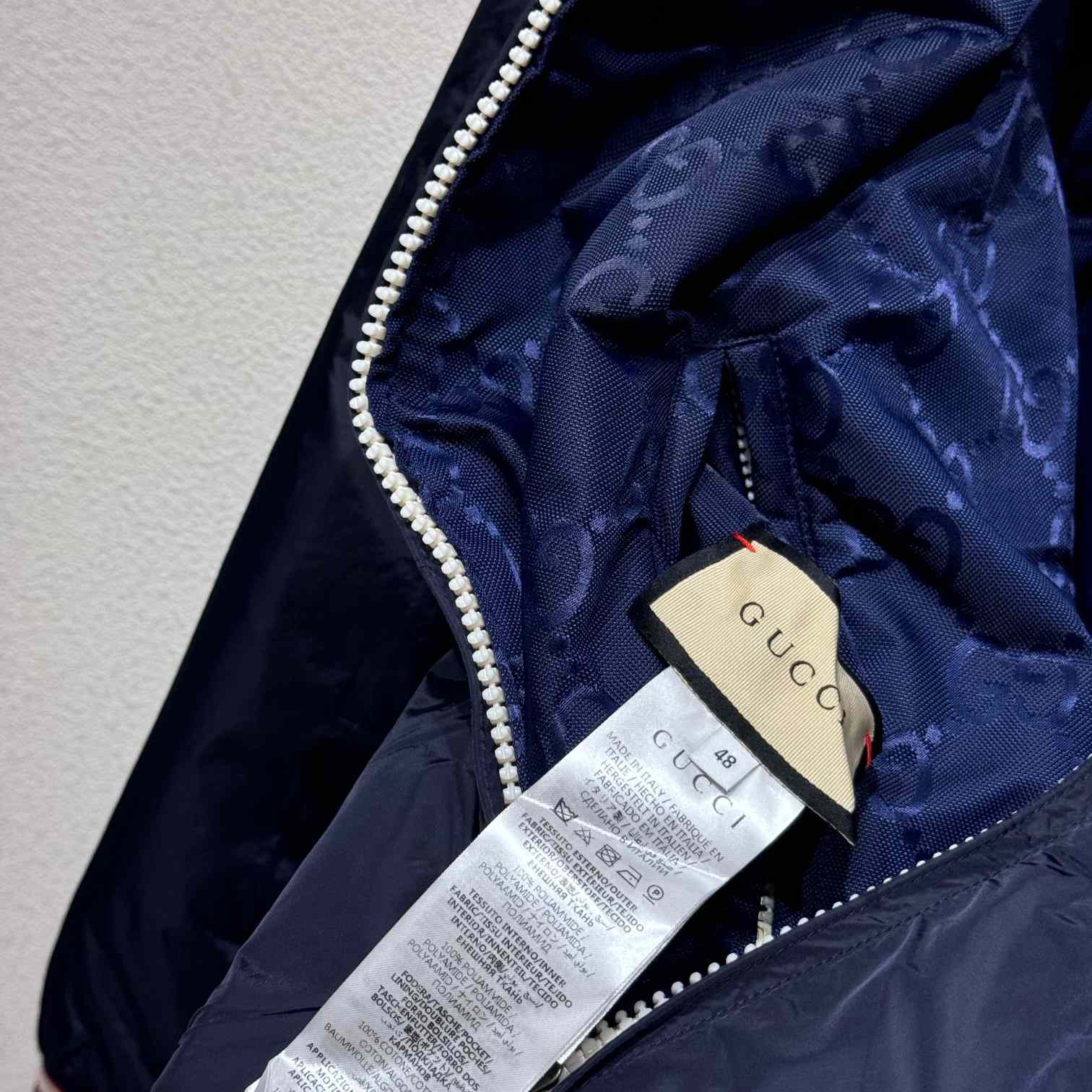 Gucci Reversible Nylon Canvas Jacket - DesignerGu