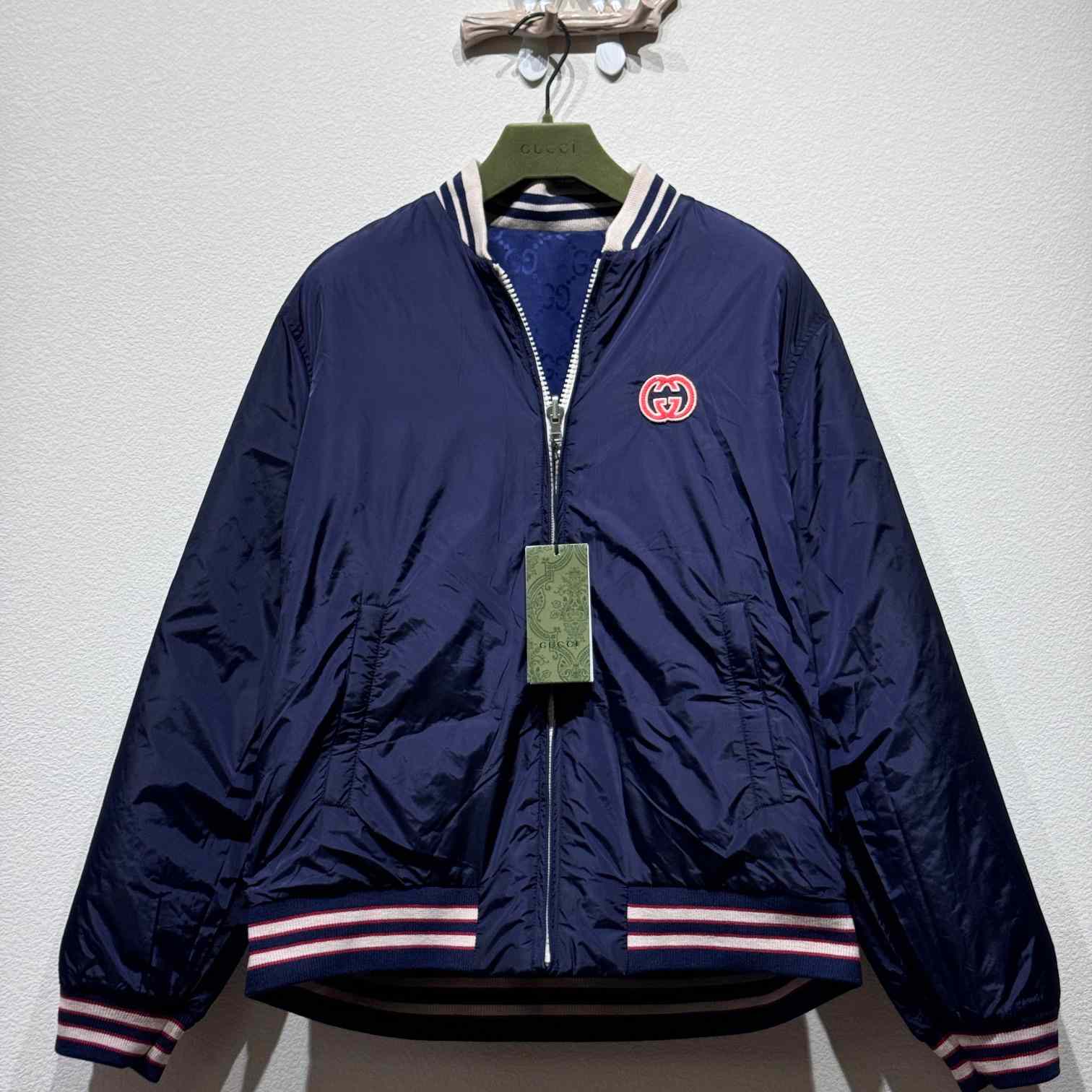 Gucci Reversible Nylon Canvas Jacket - DesignerGu