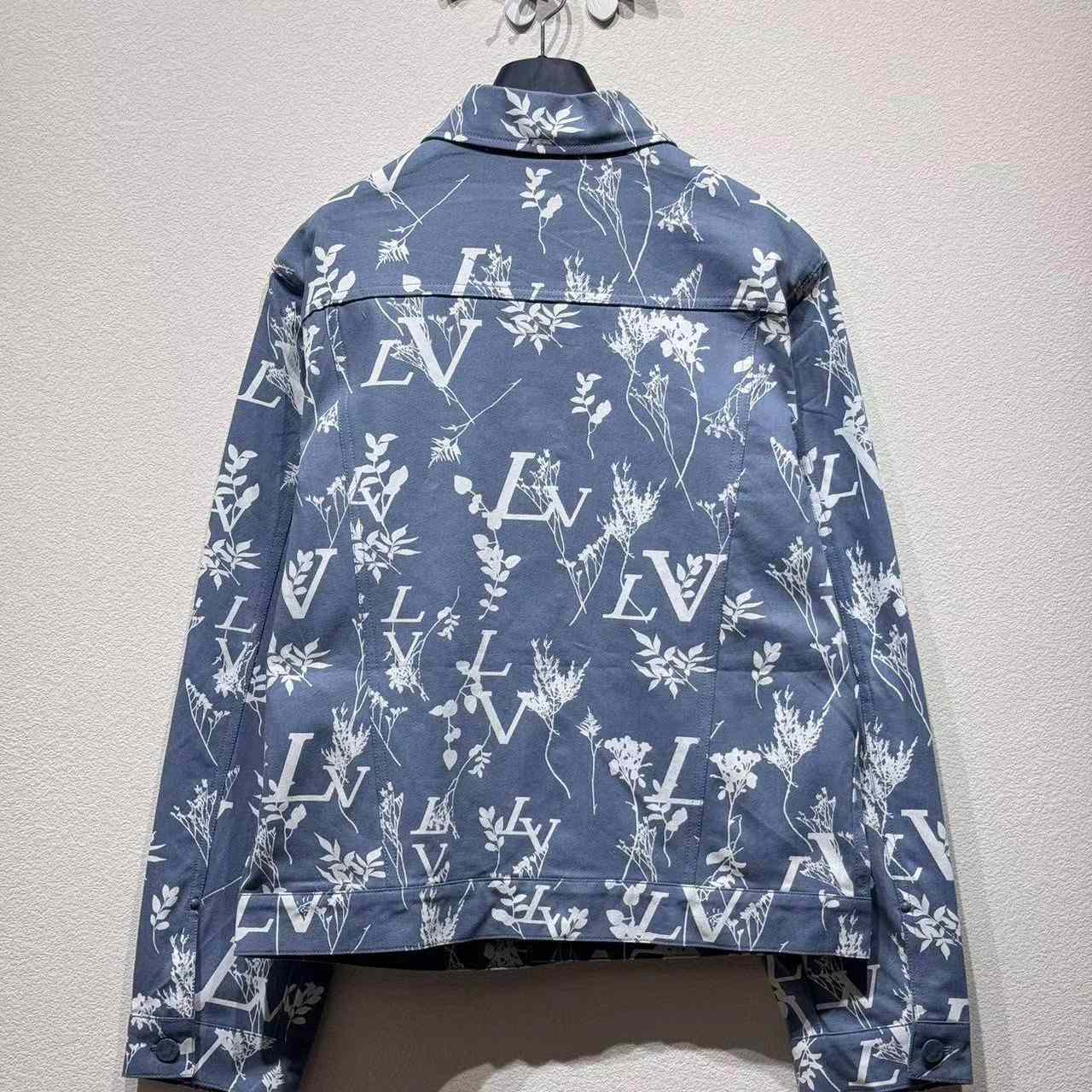 Louis Vuitton DNA Leaf Denim Jacket   1AA5I7 - DesignerGu