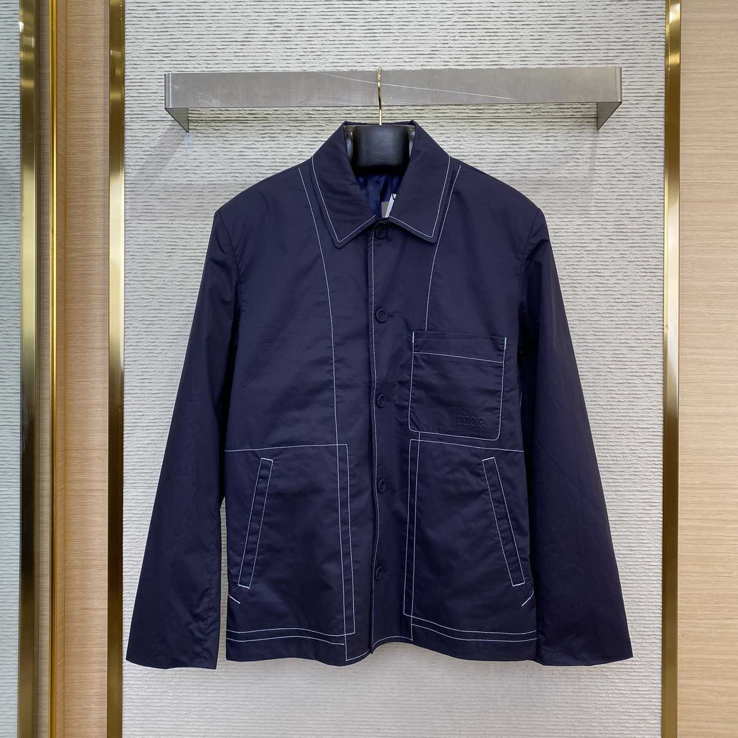 Dior Homme Collared Button-Up Jacket  - DesignerGu