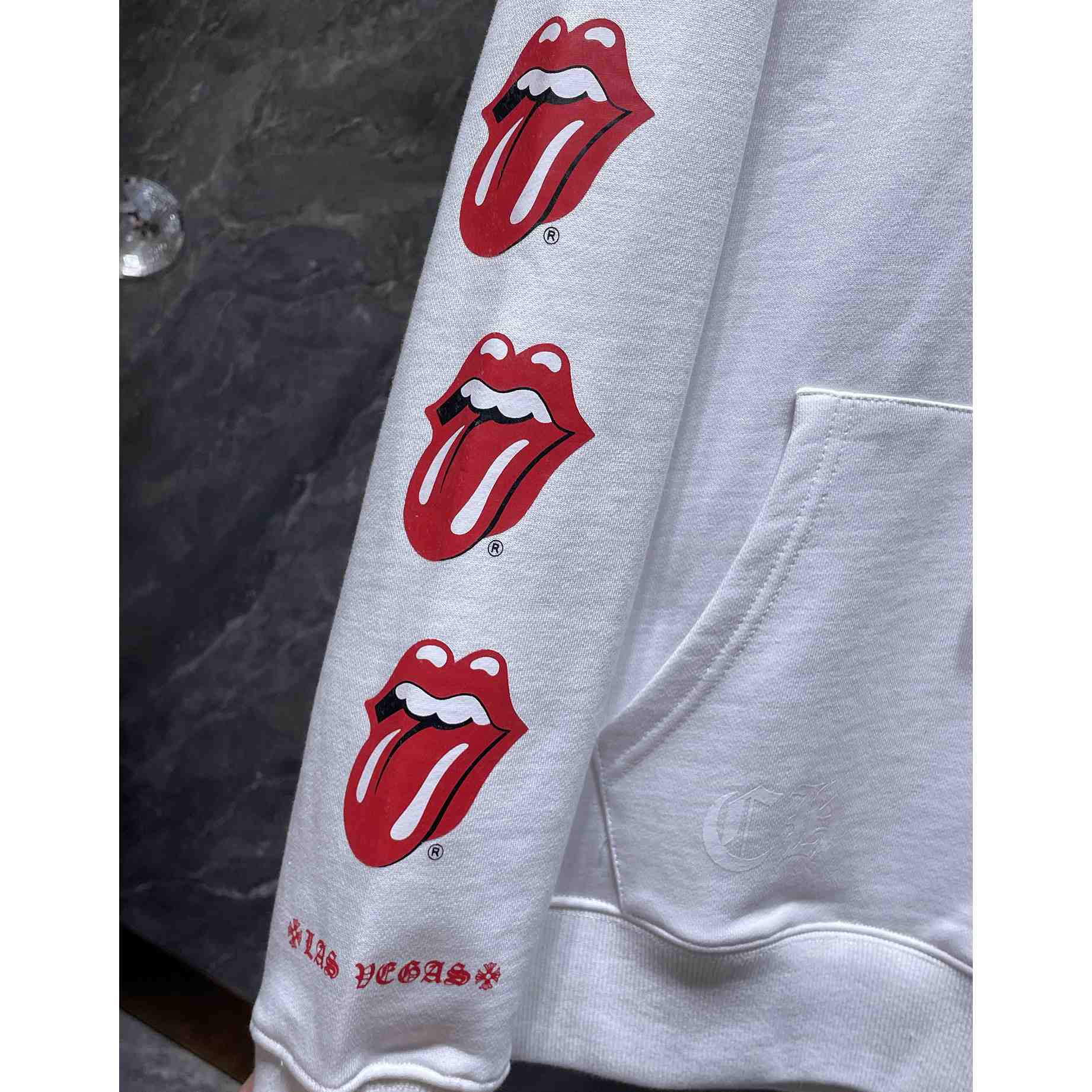 Chrome Hearts Rolling Stones Hoodie - DesignerGu