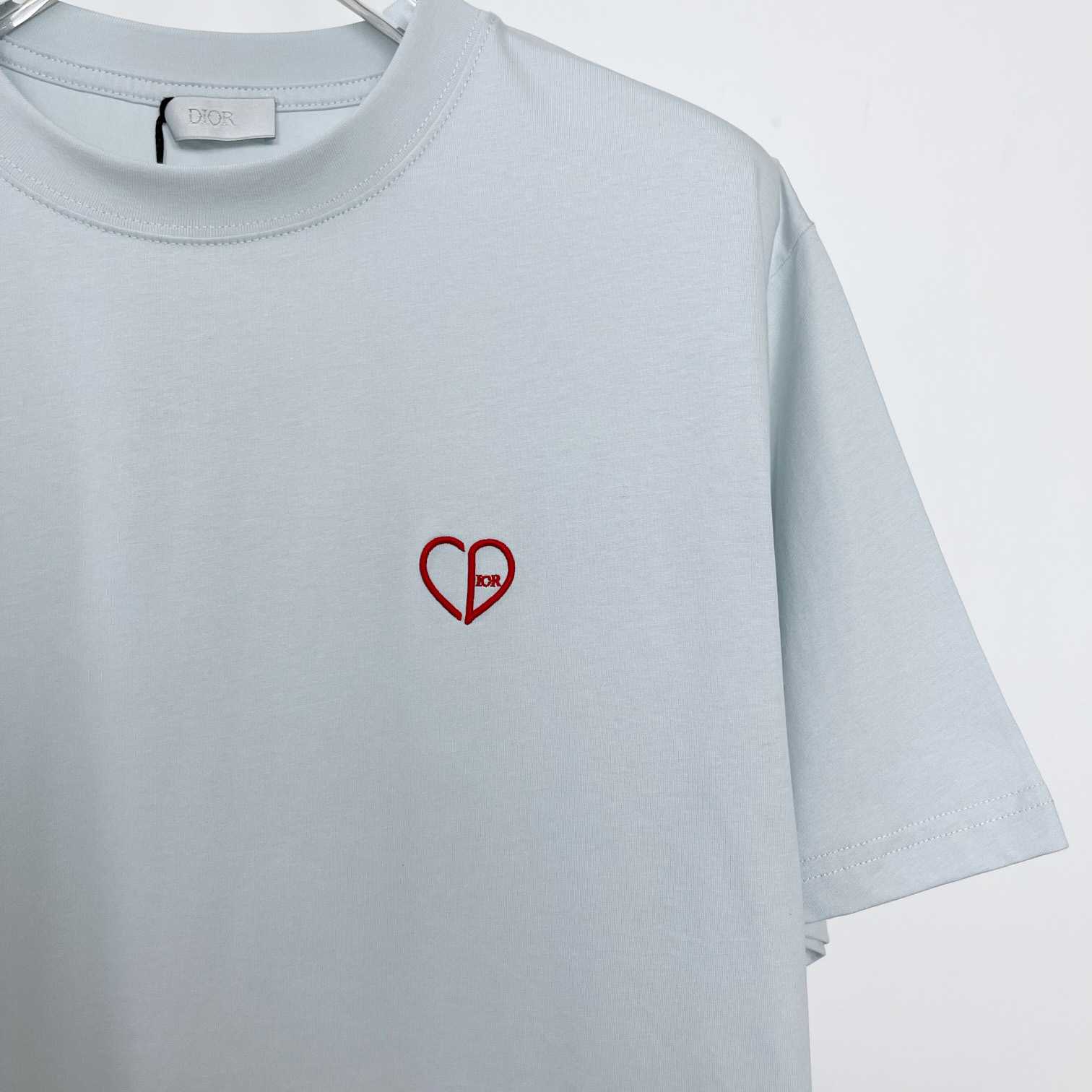 Dior CD Heart Relaxed-Fit T-Shirt - DesignerGu