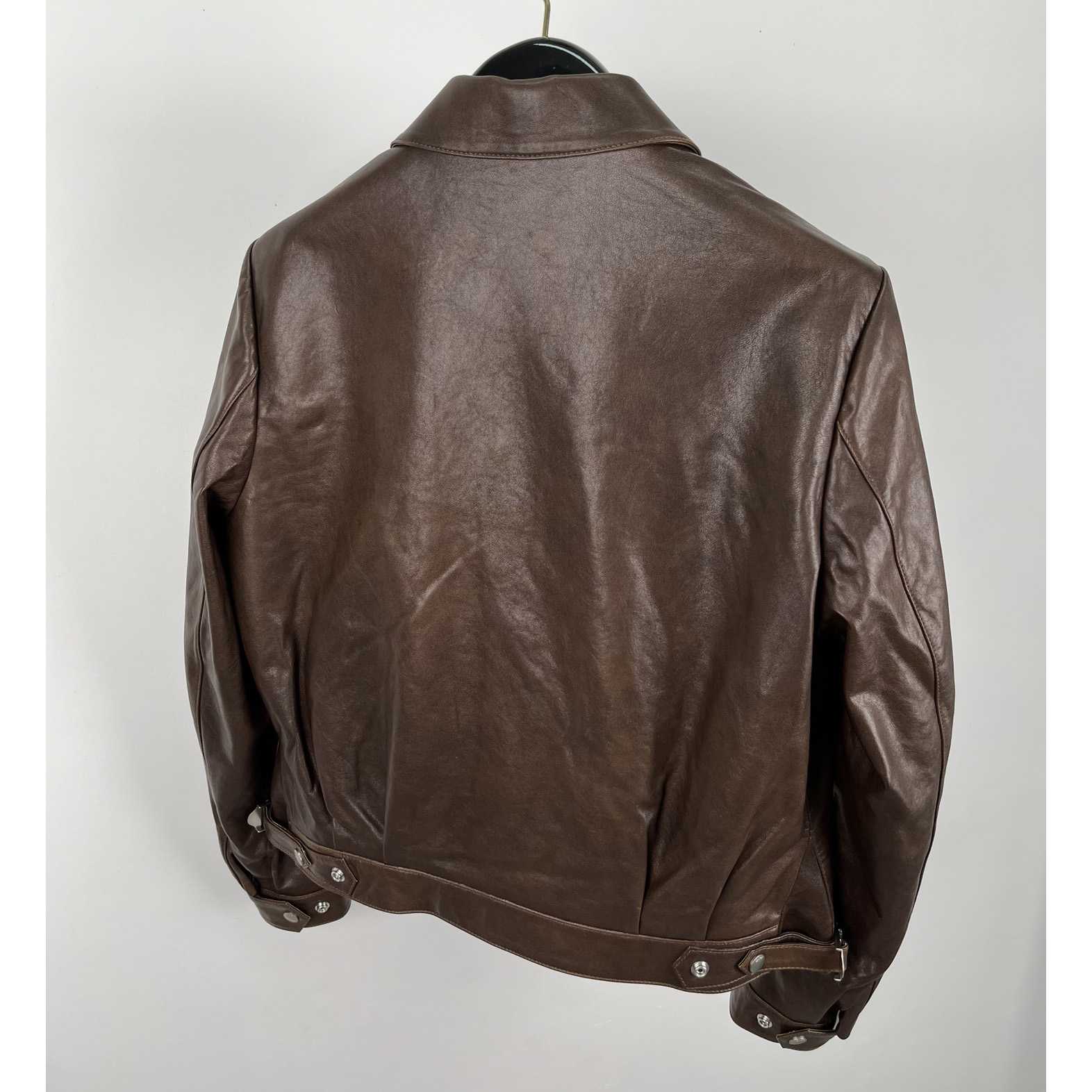 Dior Zipped Jacket Brown Napa Calfskin - DesignerGu