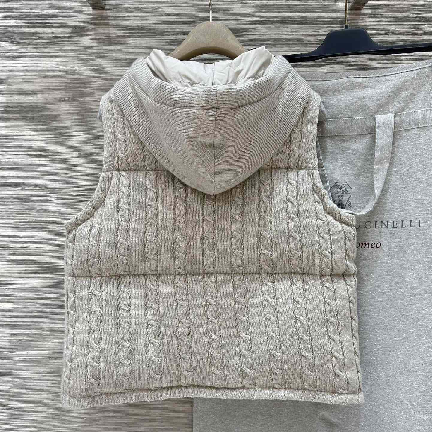 Brunello Cucinelli Knit Down Vest - DesignerGu