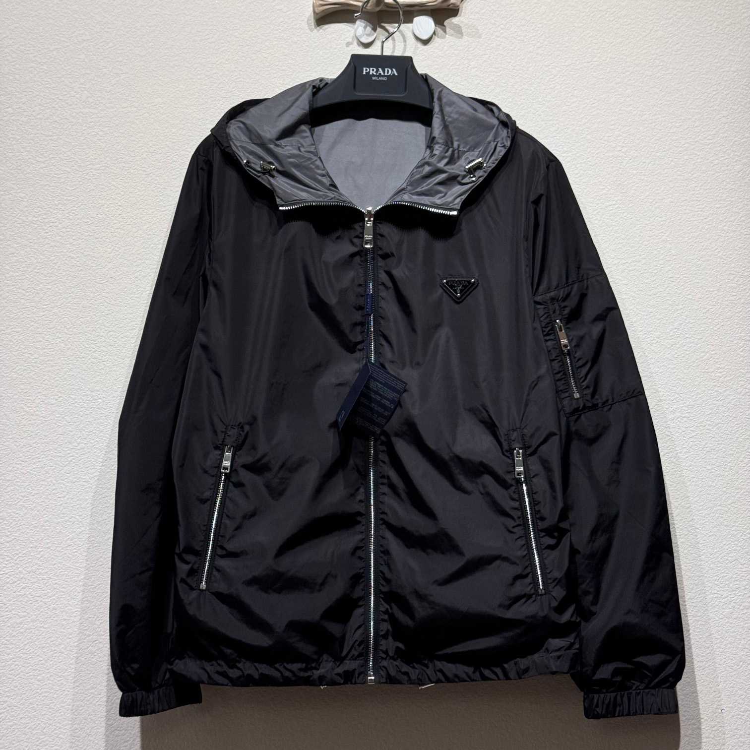 Prada Zip-Up Blouson Jacket - DesignerGu