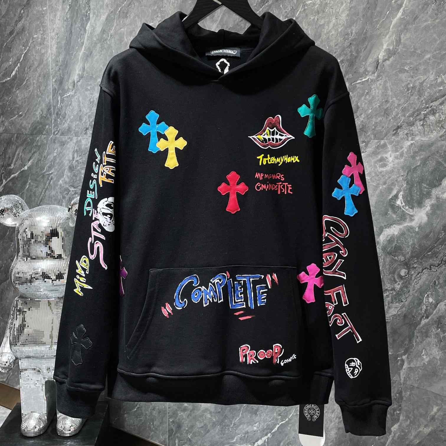 Chrome Hearts Cross Hoodie - DesignerGu