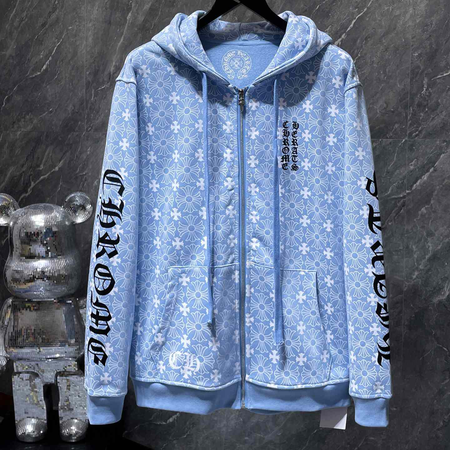 Chrome Hearts Horseshoe Zip Up Hoodie  - DesignerGu