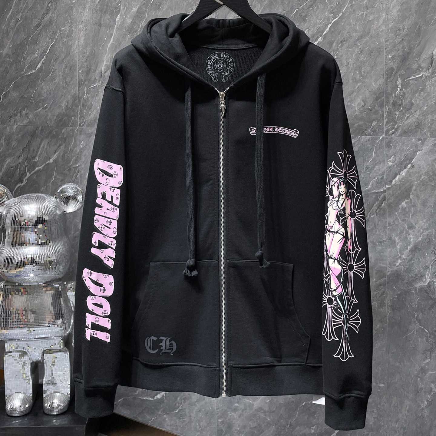 Chrome Hearts Zip Up Hoodie  - DesignerGu