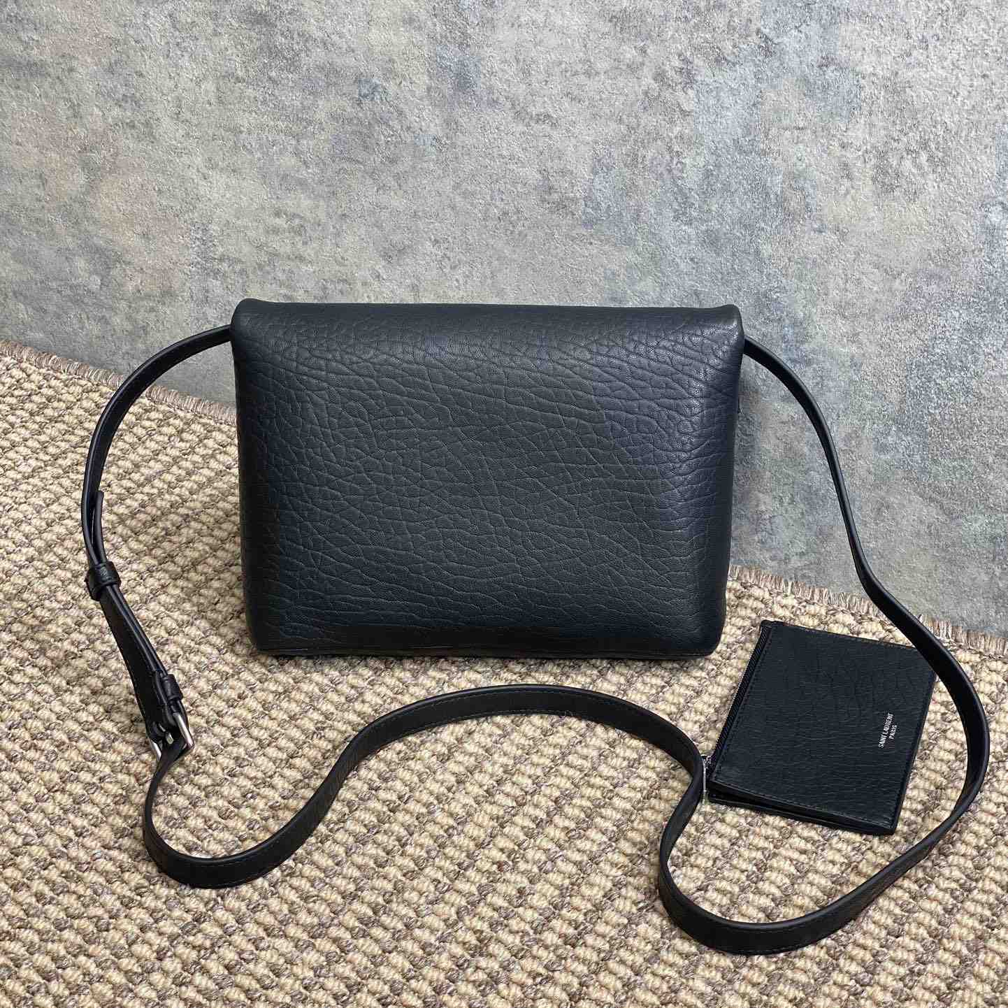 Saint Laurent Cassandre Envelope Messenger In Lambskin - DesignerGu