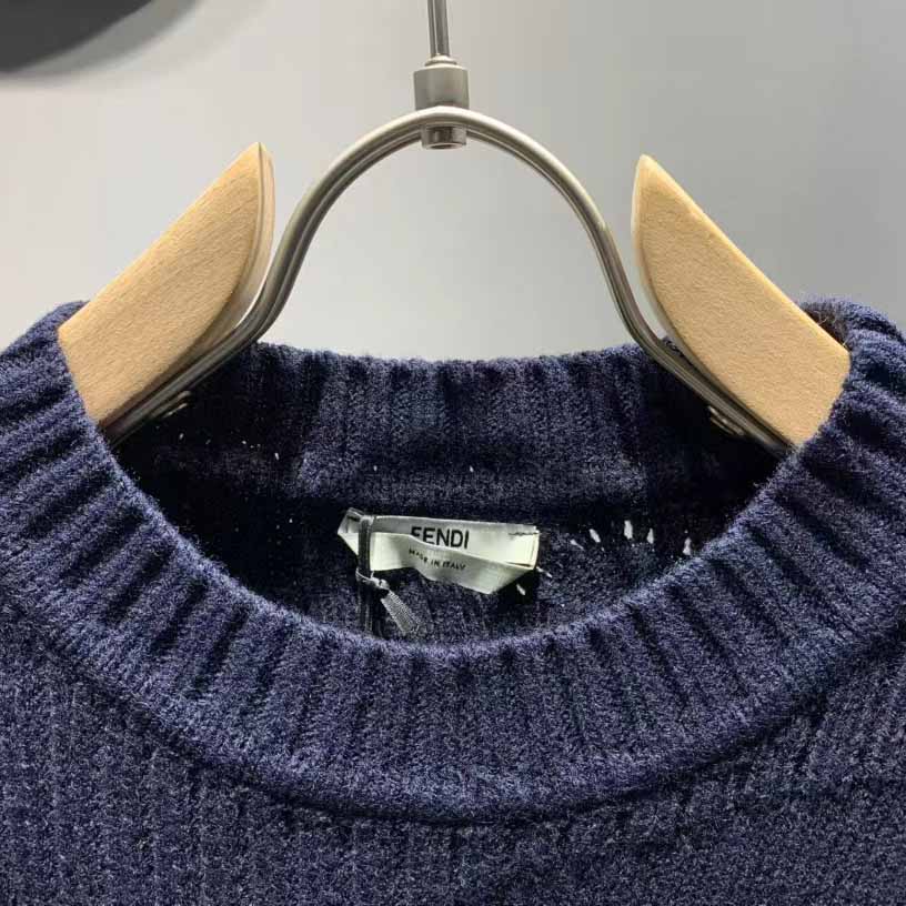 Fendi Sweater In Blue - DesignerGu